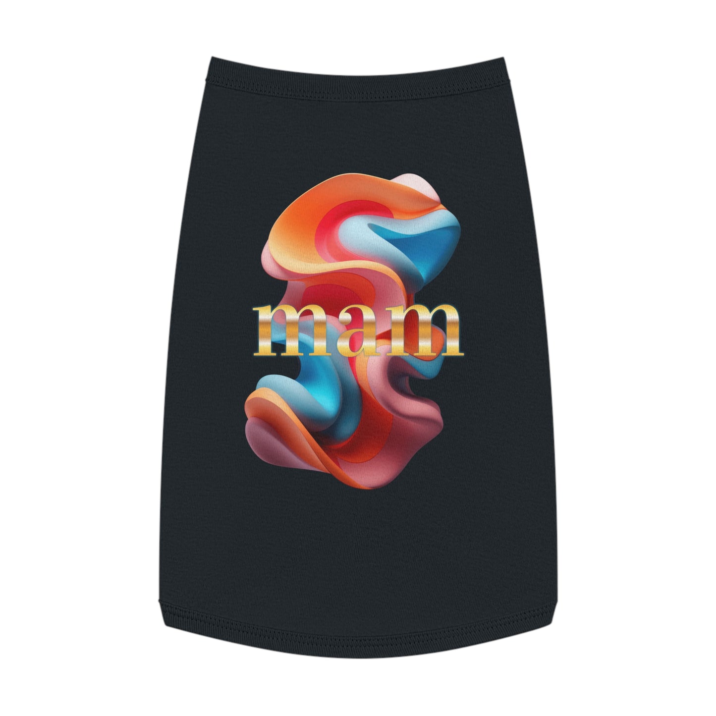 Colorful Pet Tank Top for Summer Fun, Pet Apparel, Dog Fashion, Cute Dog Clothes, Gifts for Pet Lovers