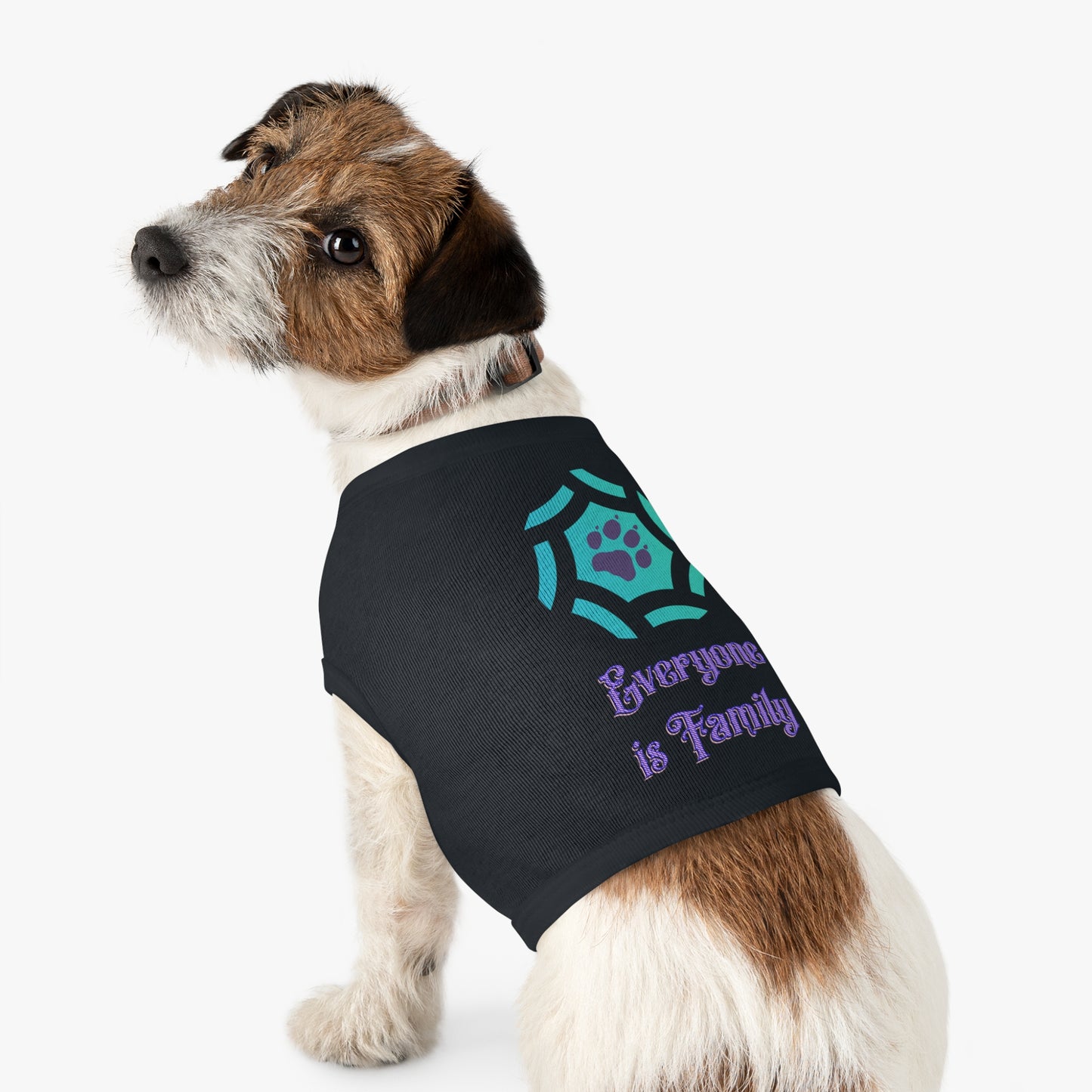 Cute Pet Tank Top - Everyone is Family Design | Dog Shirt, Cat Apparel, Pet Gift, Family Pet Look, Summer Wear