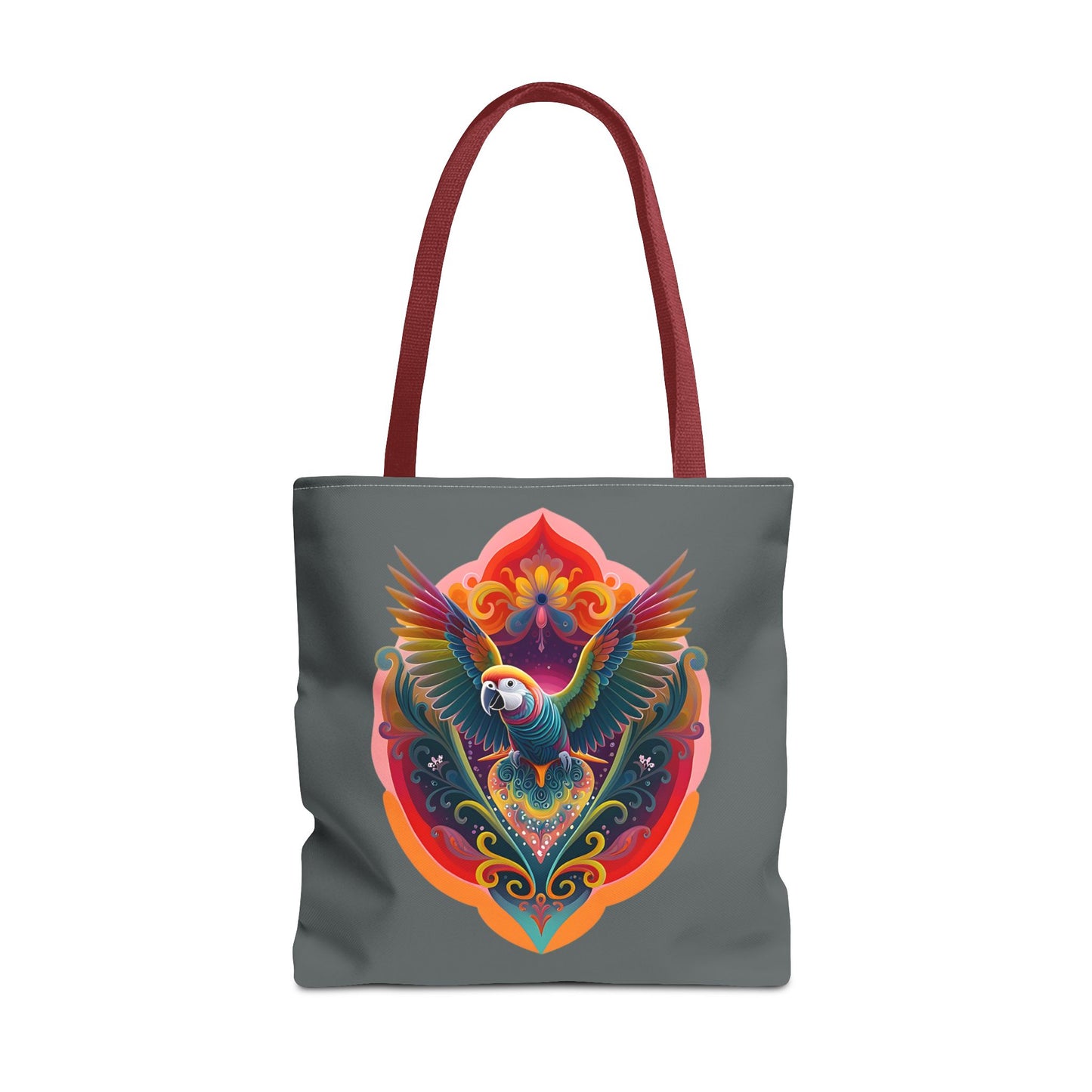 Colorful Parrot Tote Bag | Eco-Friendly Shopping Bag, Beach Tote, Art Print Bag, Gift for Bird Lovers, Fun Everyday Use