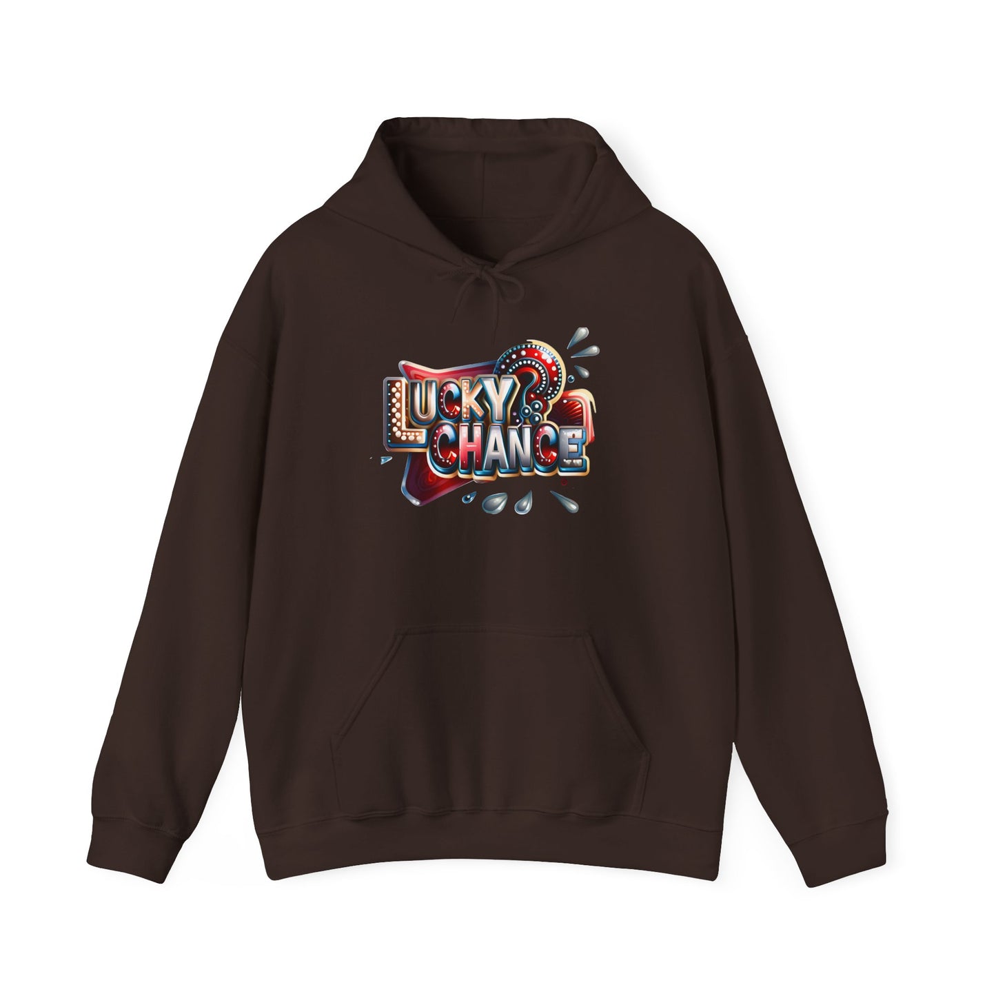 Lucky Chance Hooded Sweatshirt | Cozy Comfort, Unisex Hoodie, Perfect for Casual Outings, Great Gift for Birthdays, Lucky Charm Apparel