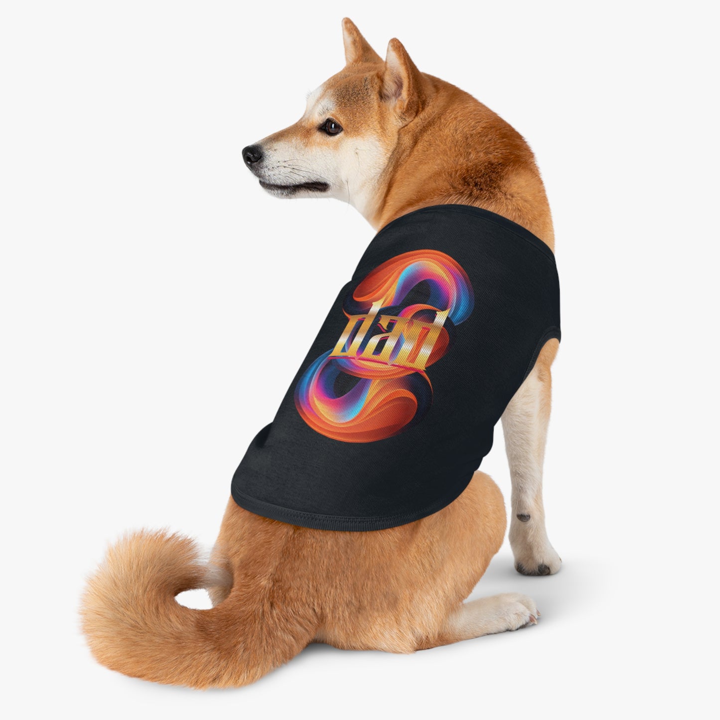 Vibrant Pet Tank Top with Colorful Design, Funny Pet Shirt, Dog Apparel, Cat Clothing, Pet Fashion, Summer Wear