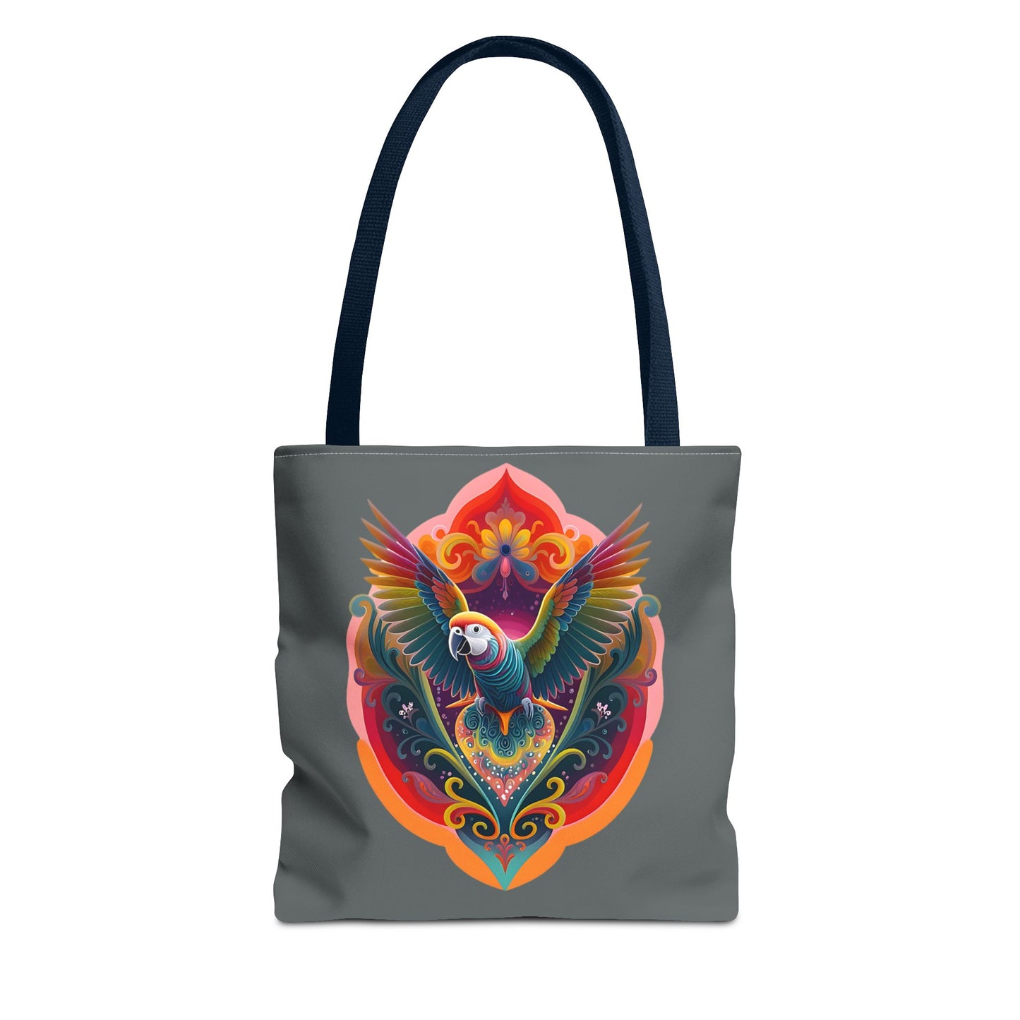 Colorful Parrot Tote Bag | Eco-Friendly Shopping Bag, Beach Tote, Art Print Bag, Gift for Bird Lovers, Fun Everyday Use