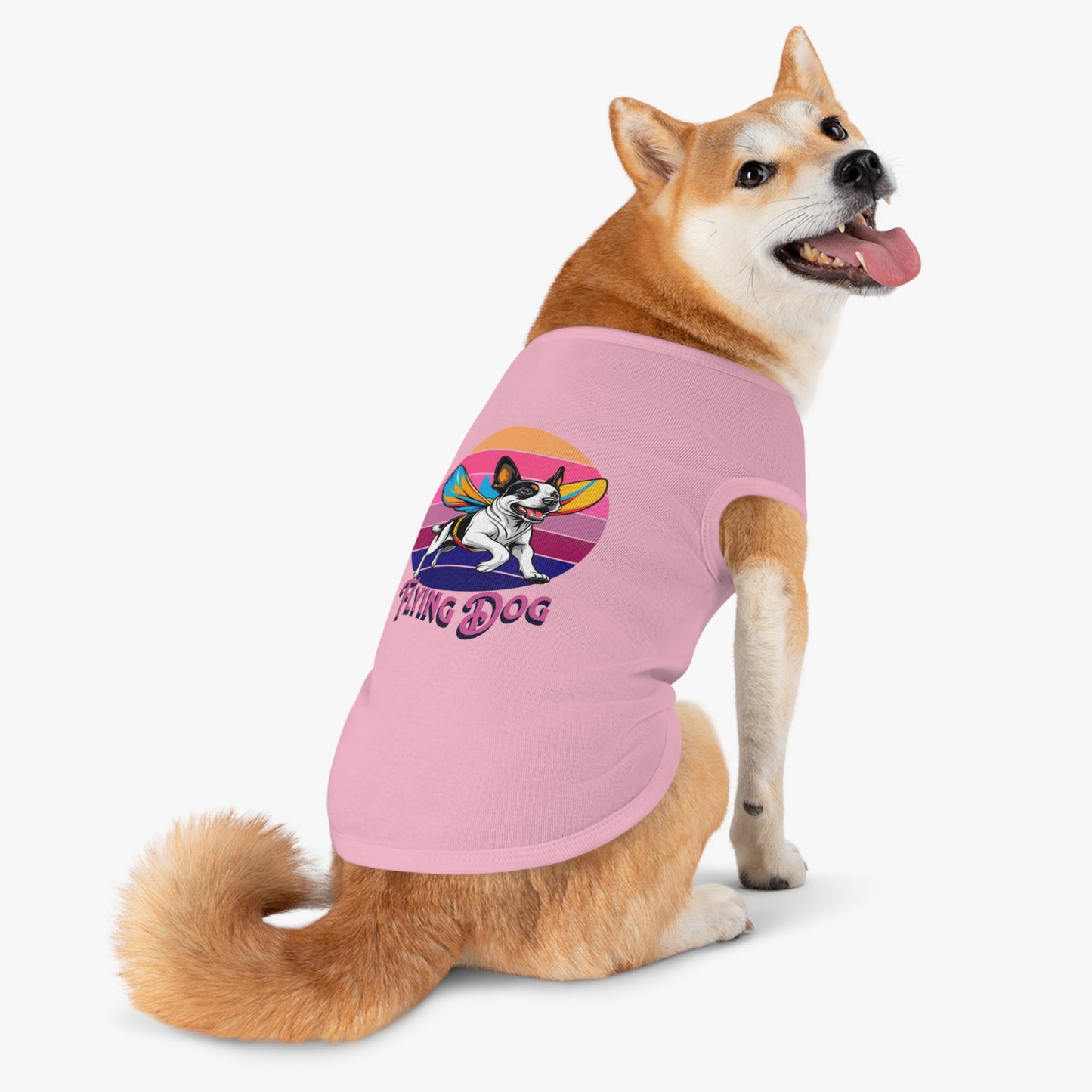 Fly High Pet Tank Top Dogs, Summer Dog Apparel, Cute Dog Shirt, Pet Gift for Dog Lovers, Perfect for Dog Parties