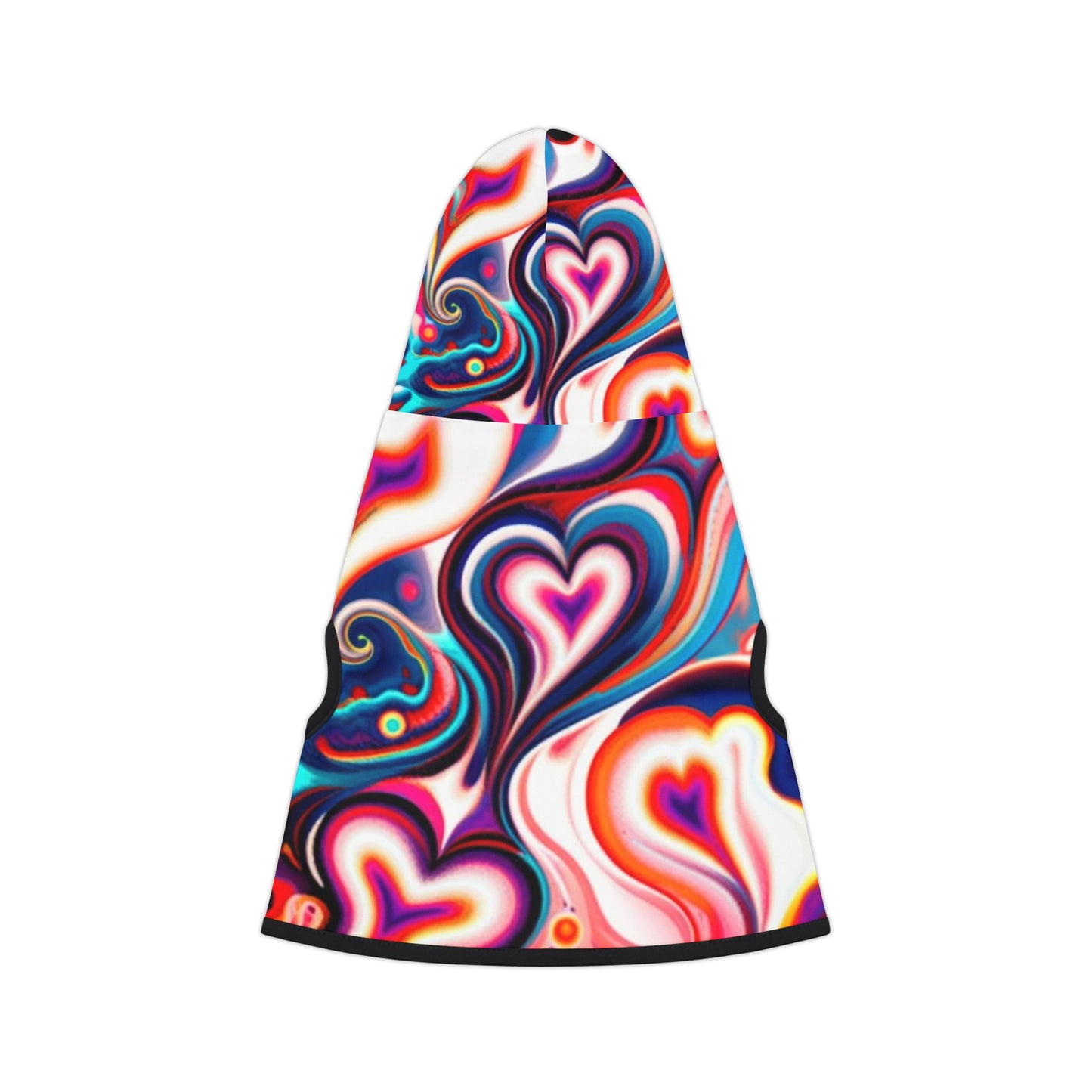 Colorful Swirl Pet Hoodie | Cozy Dog Apparel, Cute Pet Clothing, Stylish Pet Fashion, Unique Pet Gift, Colorful Pet Outfit