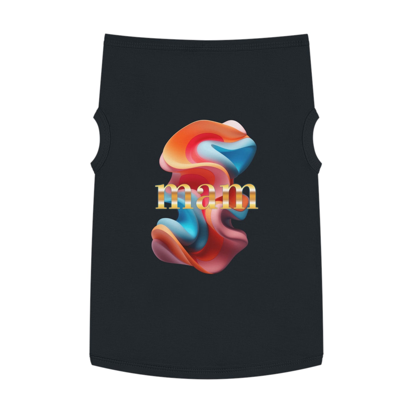 Colorful Pet Tank Top for Summer Fun, Pet Apparel, Dog Fashion, Cute Dog Clothes, Gifts for Pet Lovers