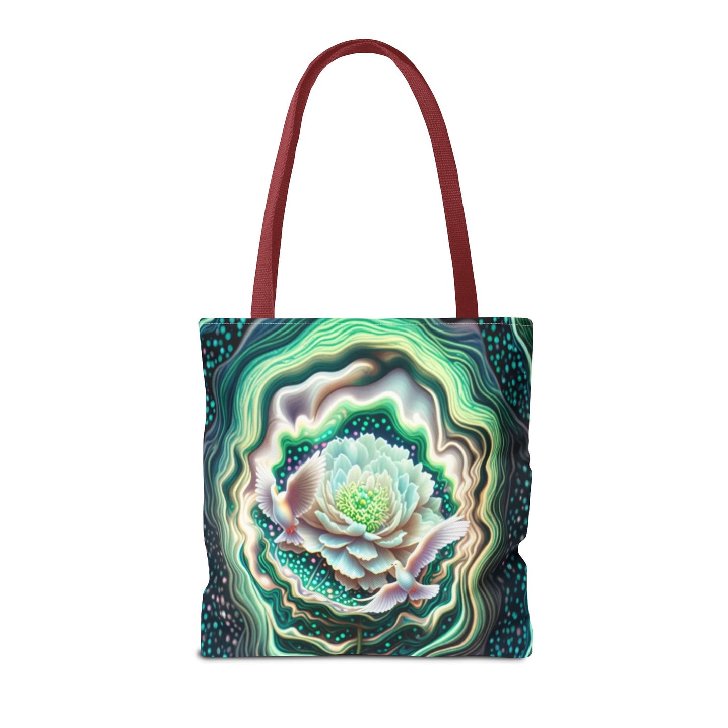 Floral Pattern Tote Bag, Eco-Friendly Shopping Bag, Art Tote, Gift for Mom, Beach Bag, Boho Flower Bag