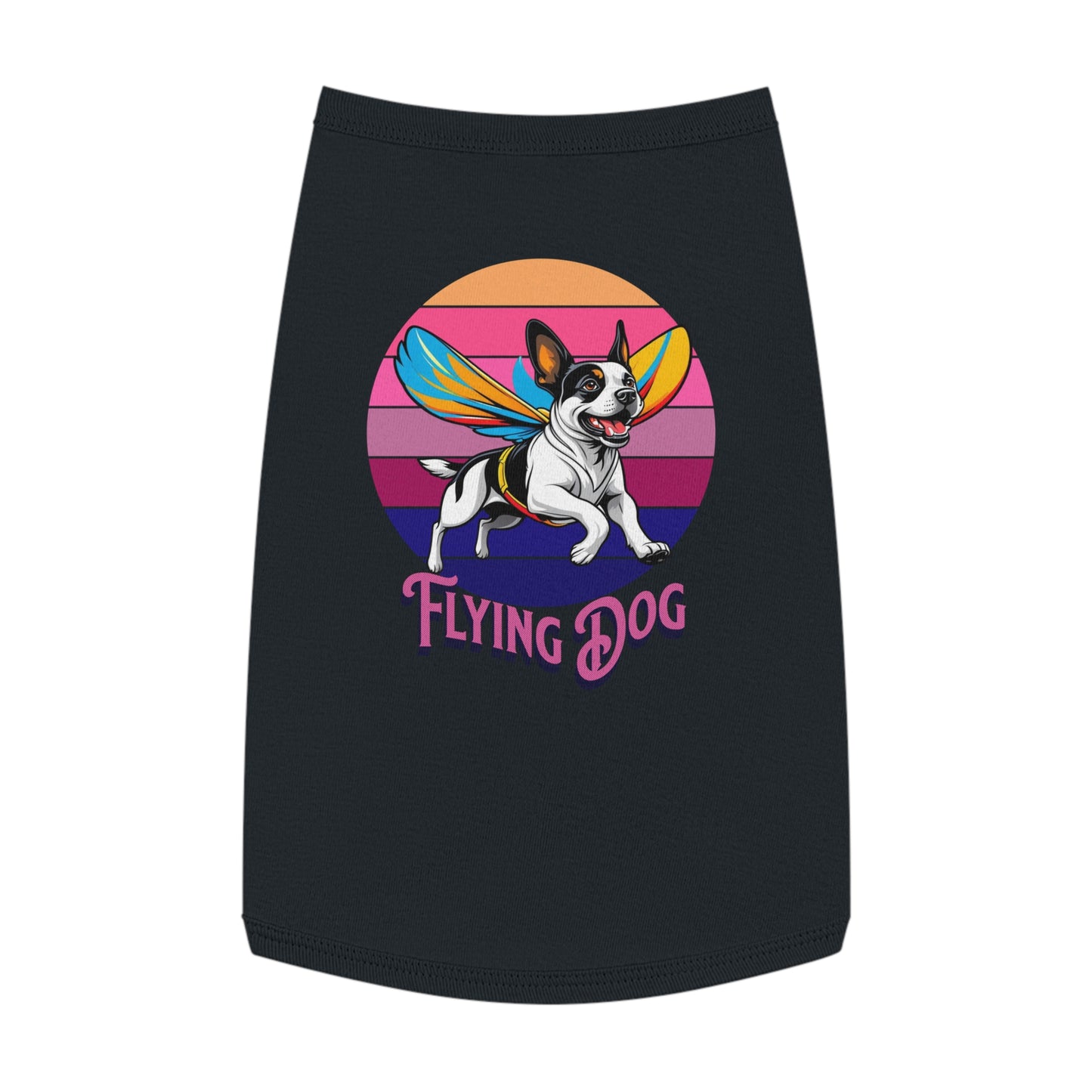 Fly High Pet Tank Top Dogs, Summer Dog Apparel, Cute Dog Shirt, Pet Gift for Dog Lovers, Perfect for Dog Parties