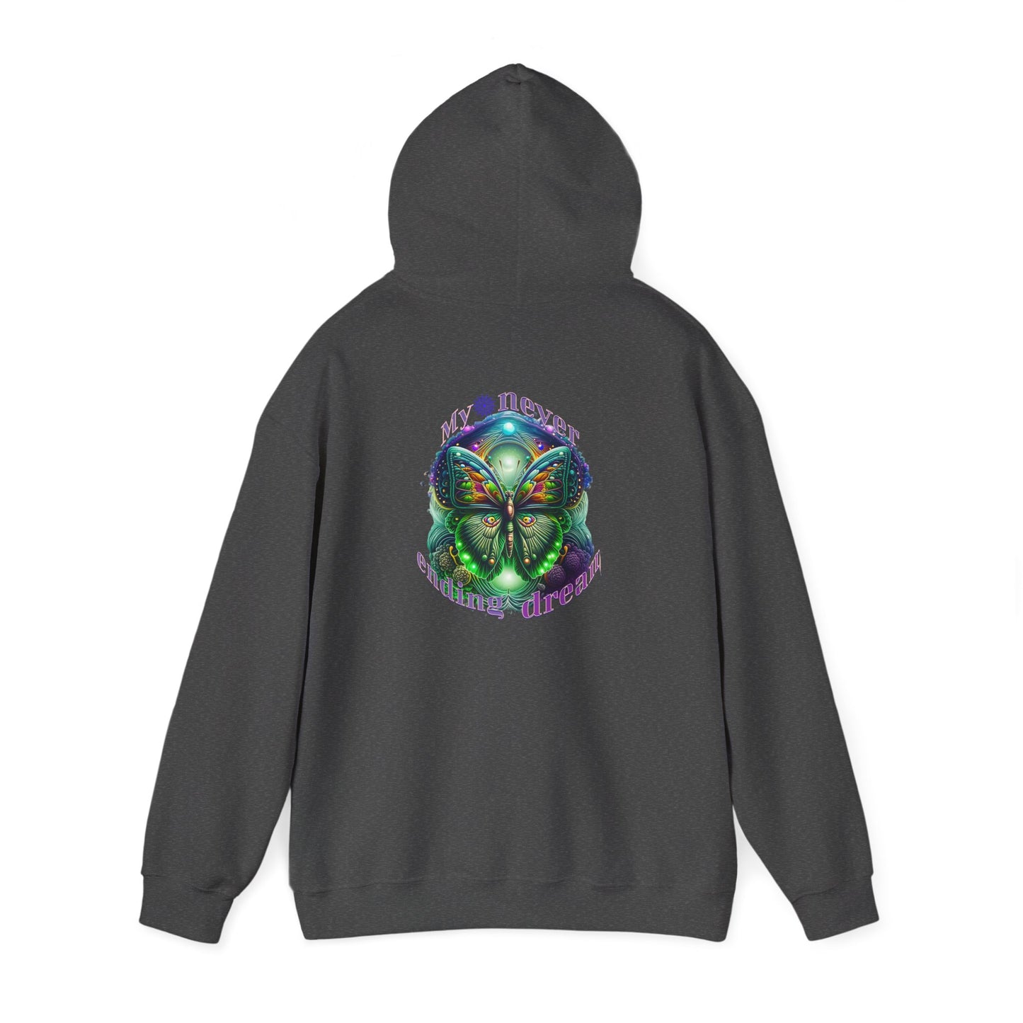 Enchanted Butterfly Hoodie - Cozy Unisex Sweatshirt, Nature Lover Gift, Cool Streetwear, Eco-Friendly Apparel, Festival Wear