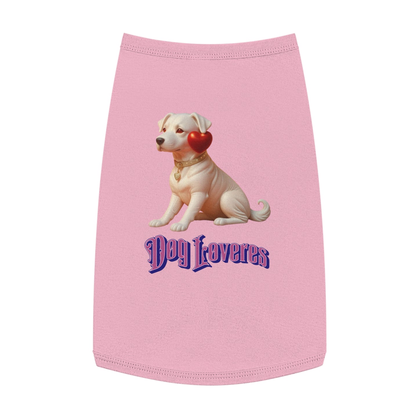 Cute Pet Tank Top for Dog Lovers, Dog Apparel, Valentine's Day Gift, Puppy Fashion, Pet Outfit, Dog Tank