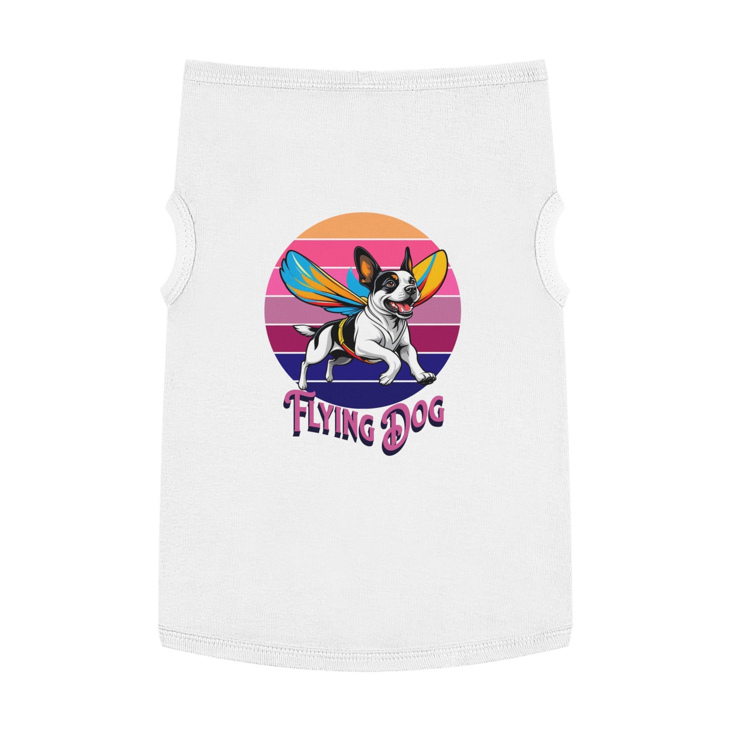 Fly High Pet Tank Top Dogs, Summer Dog Apparel, Cute Dog Shirt, Pet Gift for Dog Lovers, Perfect for Dog Parties