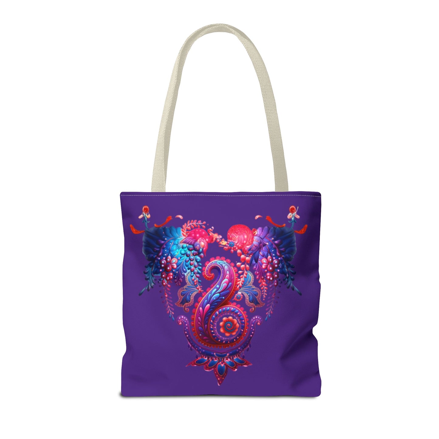 Vibrant Bohemian Tote Bag, Colorful Shopping Bag, Artistic Beach Tote, Eco-Friendly Canvas Bag, Gifts for Art Lovers, Festival Essential