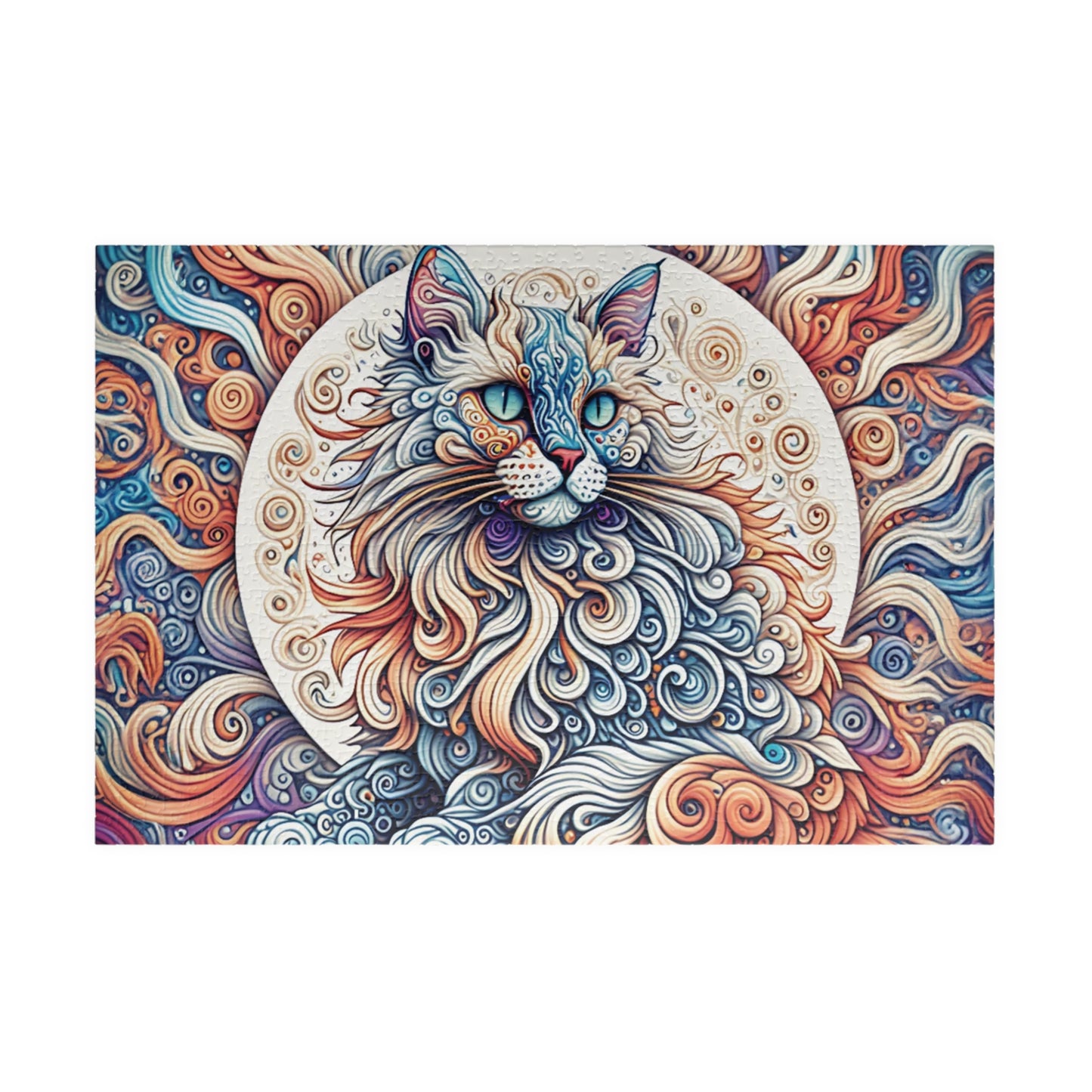 Puzzle Cat Therapy