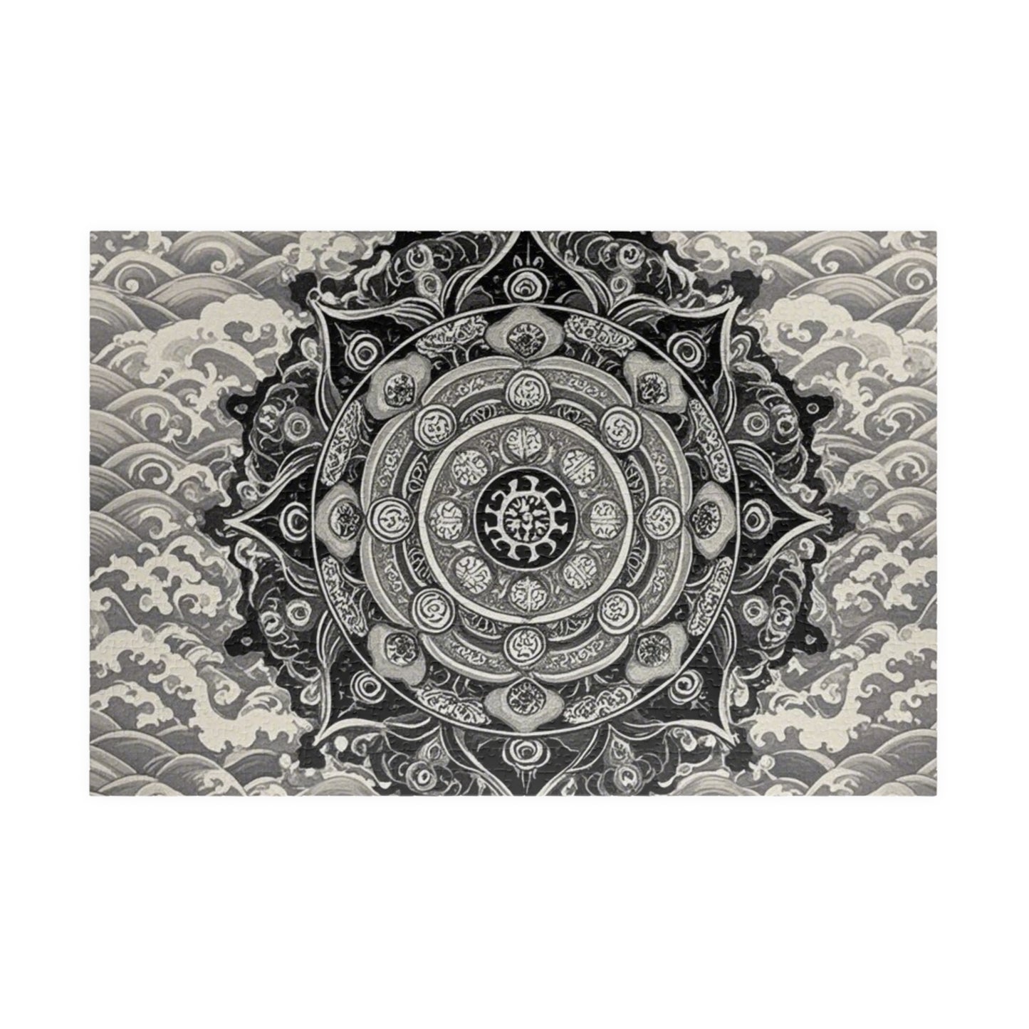 Intricate Mandala Puzzle | 110, 252, 520, 1014-Piece | Mindfulness Gift, Home Decor, Relaxation, Family Fun, Meditation