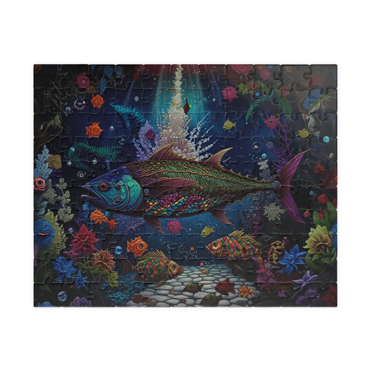 Underwater Wonderland Puzzle - Relaxing Ocean Scene, Mindful Activity, Family Game, Gift for Ocean Lovers, Home Decor