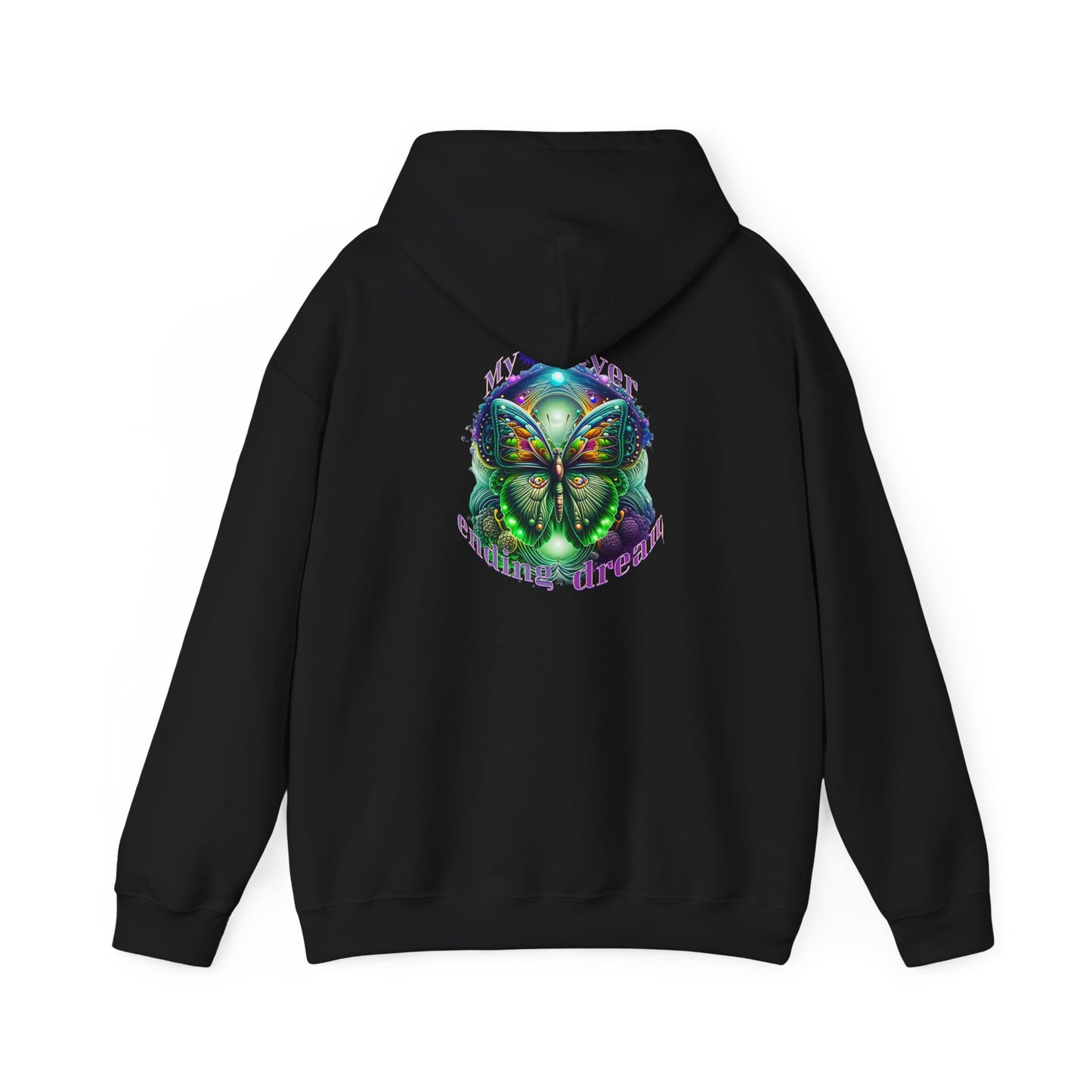 Enchanted Butterfly Hoodie - Cozy Unisex Sweatshirt, Nature Lover Gift, Cool Streetwear, Eco-Friendly Apparel, Festival Wear