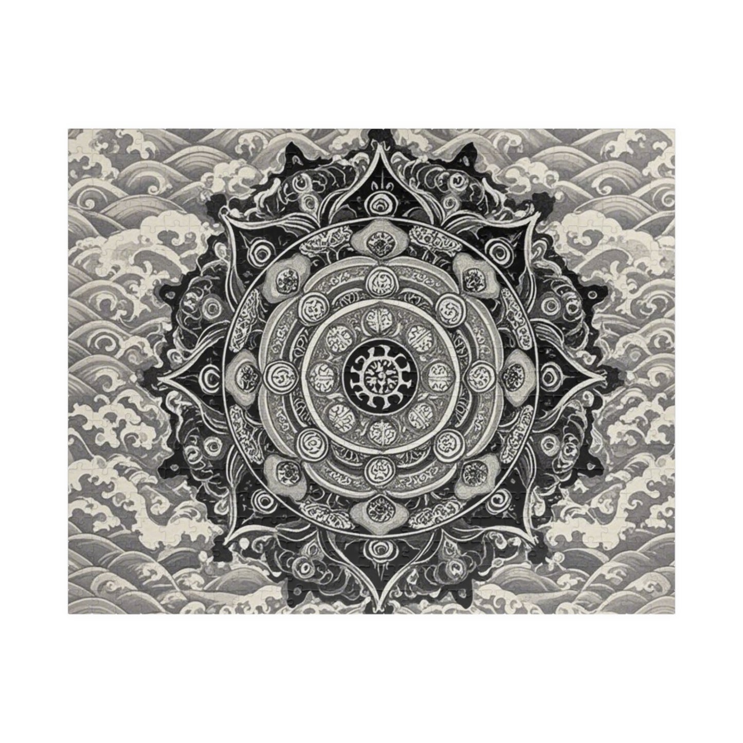 Intricate Mandala Puzzle | 110, 252, 520, 1014-Piece | Mindfulness Gift, Home Decor, Relaxation, Family Fun, Meditation