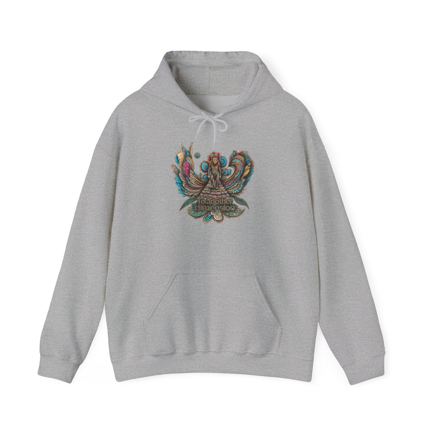 Bohemian Chic Hoodie, Unisex Sweater, Cozy Casual Wear, Gifts for Her, Artistic Sweatshirt, Festival Style Apparel
