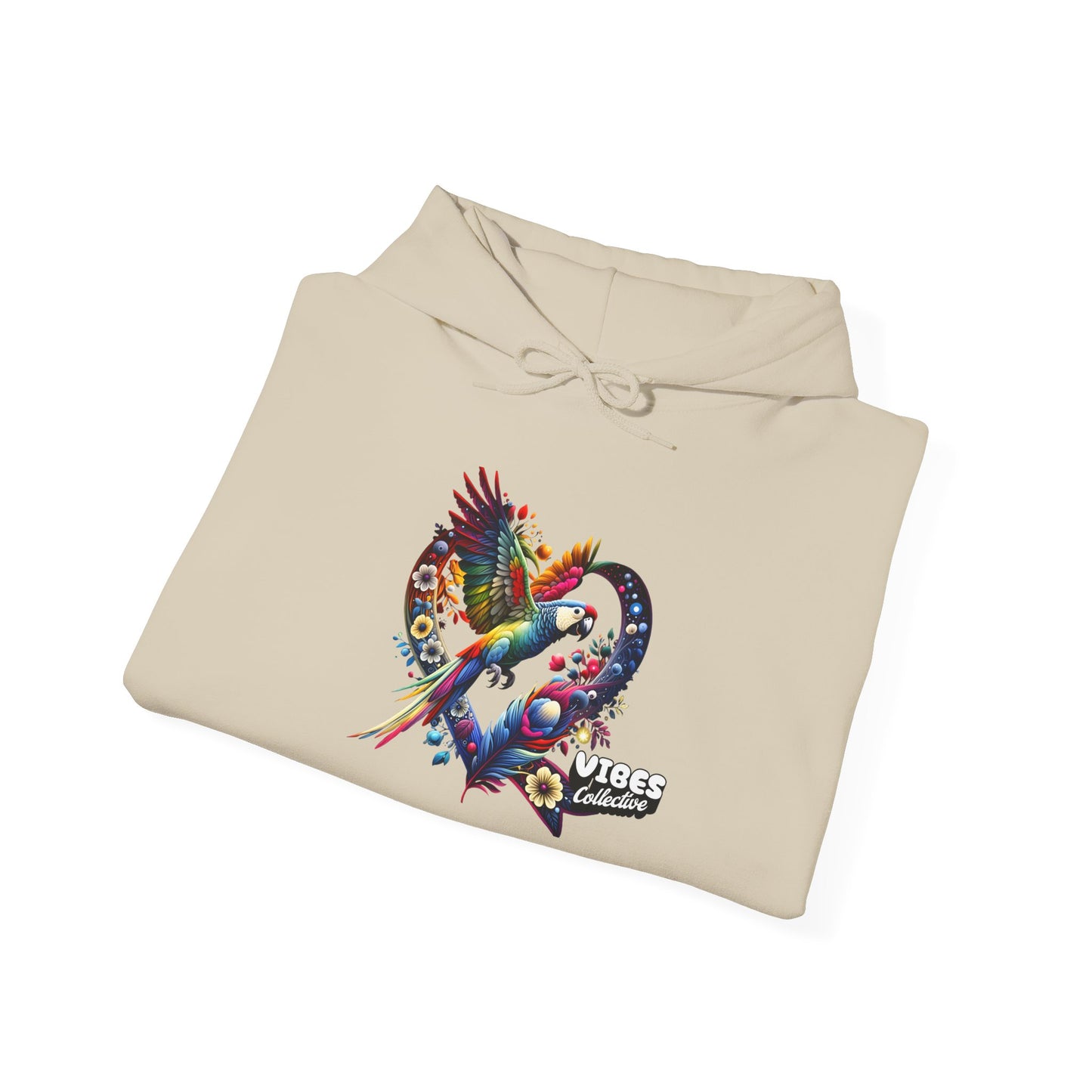 Colorful Heart Design Unisex Hoodie, Cozy Sweatshirt for Everyday Wear, Gift for Him/Her, Perfect for Valentine's Day, Casual Layering