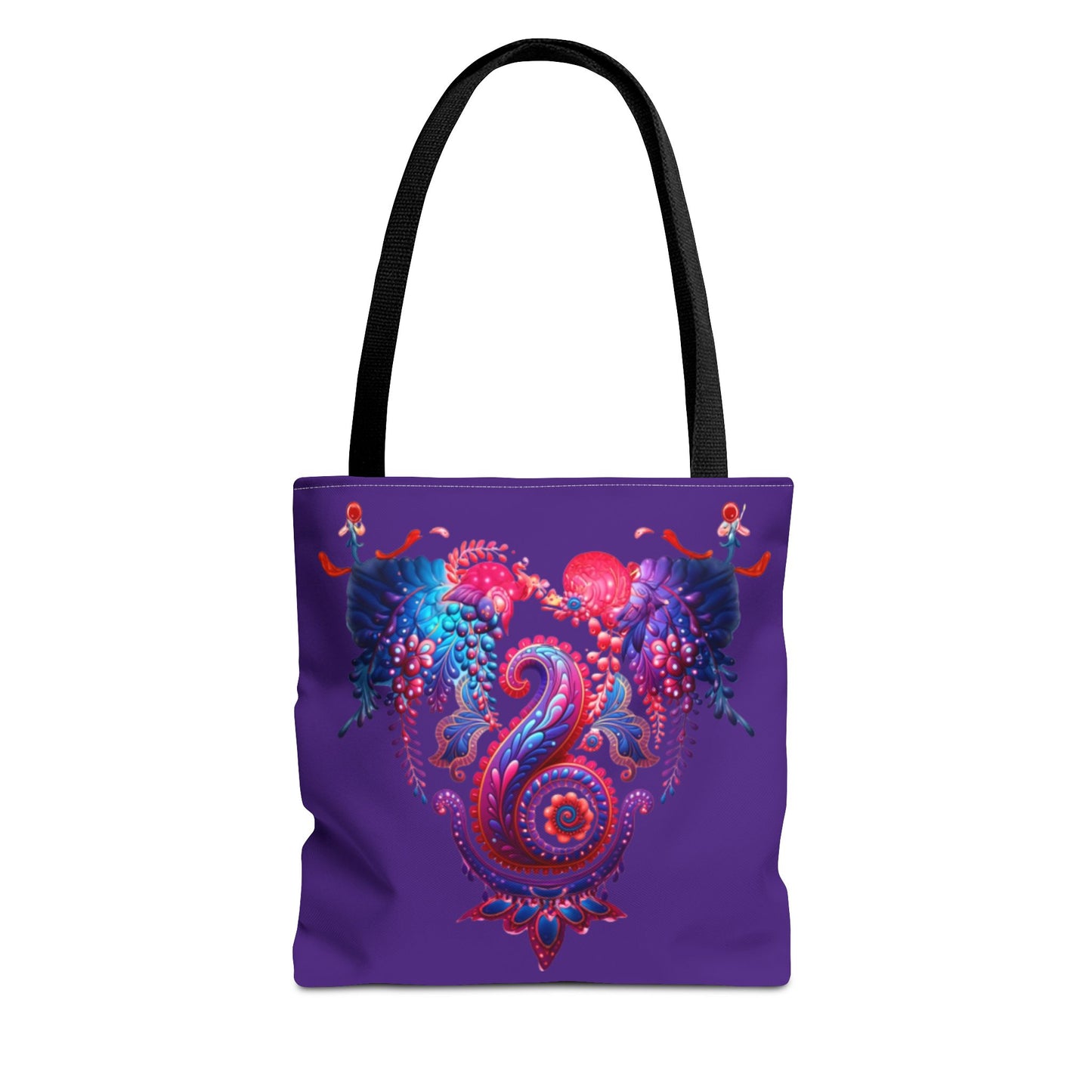 Vibrant Bohemian Tote Bag, Colorful Shopping Bag, Artistic Beach Tote, Eco-Friendly Canvas Bag, Gifts for Art Lovers, Festival Essential