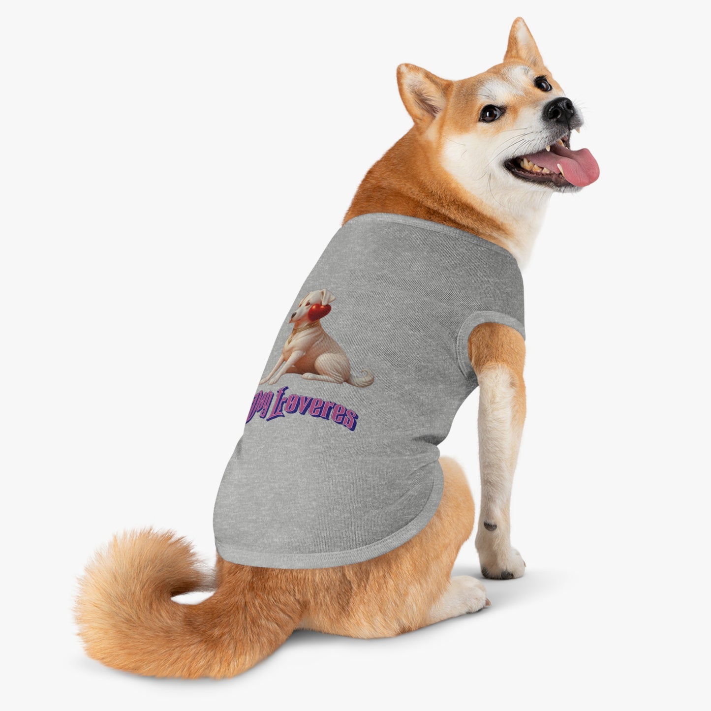 Cute Pet Tank Top for Dog Lovers, Dog Apparel, Valentine's Day Gift, Puppy Fashion, Pet Outfit, Dog Tank