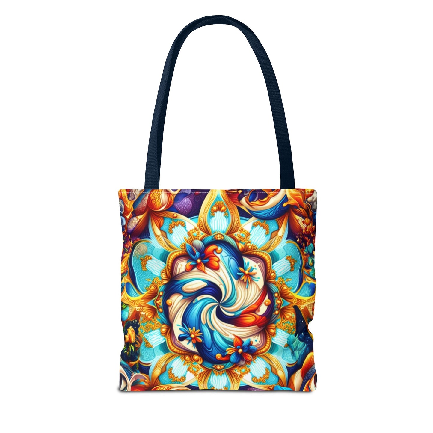 Vibrant Floral Tote Bag – Stylish Reusable Shopping Bag, Boho Beach Tote, Eco-Friendly Gift, Art-Inspired Carry-All