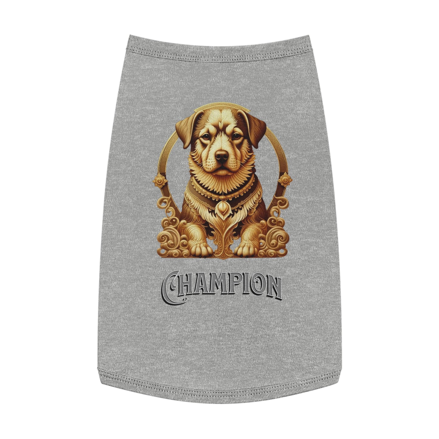 Champion Pet Tank Top for Dogs, Stylish Dog Apparel, Pet Summer Wear, Dog Costume, Gift for Dog Lovers