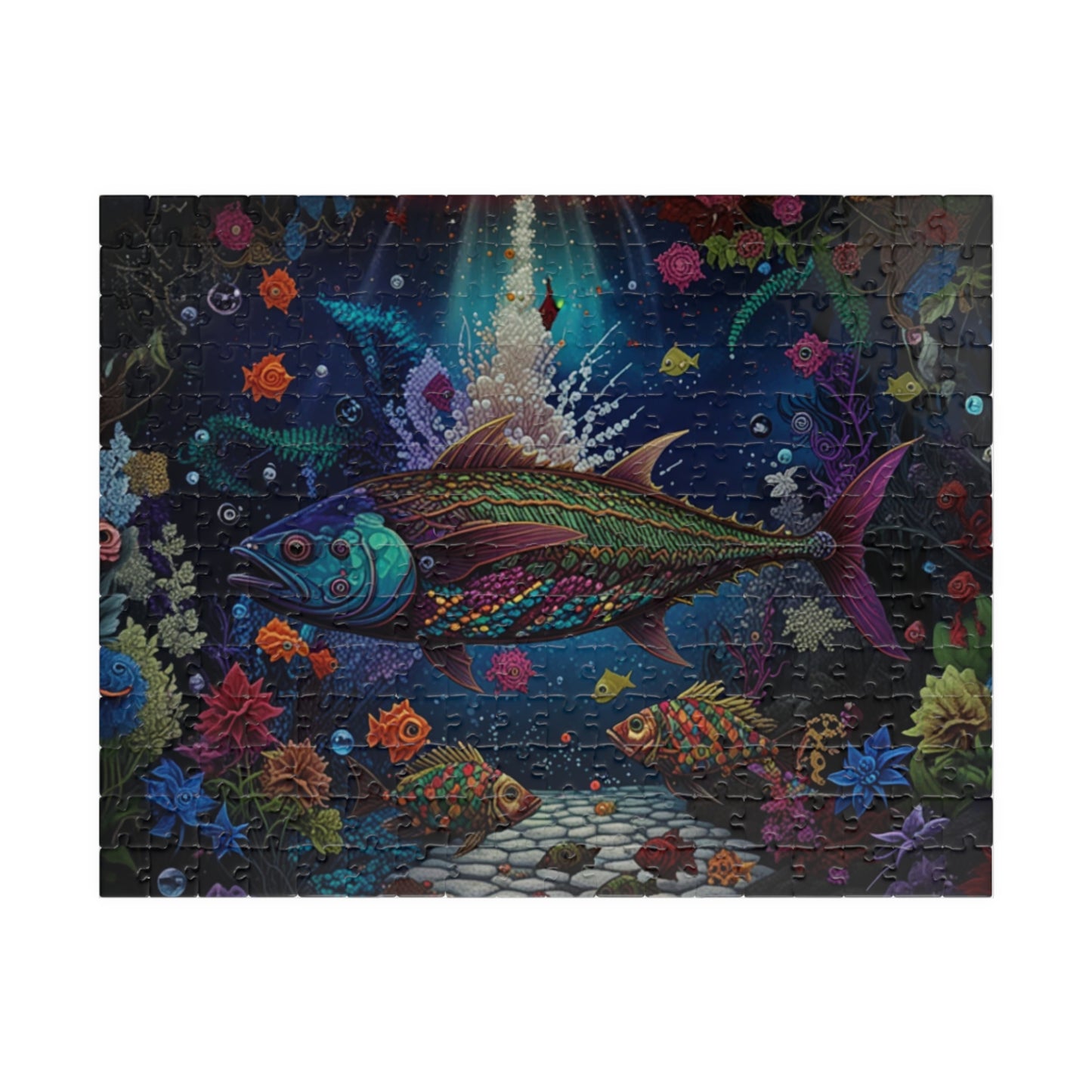 Underwater Wonderland Puzzle - Relaxing Ocean Scene, Mindful Activity, Family Game, Gift for Ocean Lovers, Home Decor