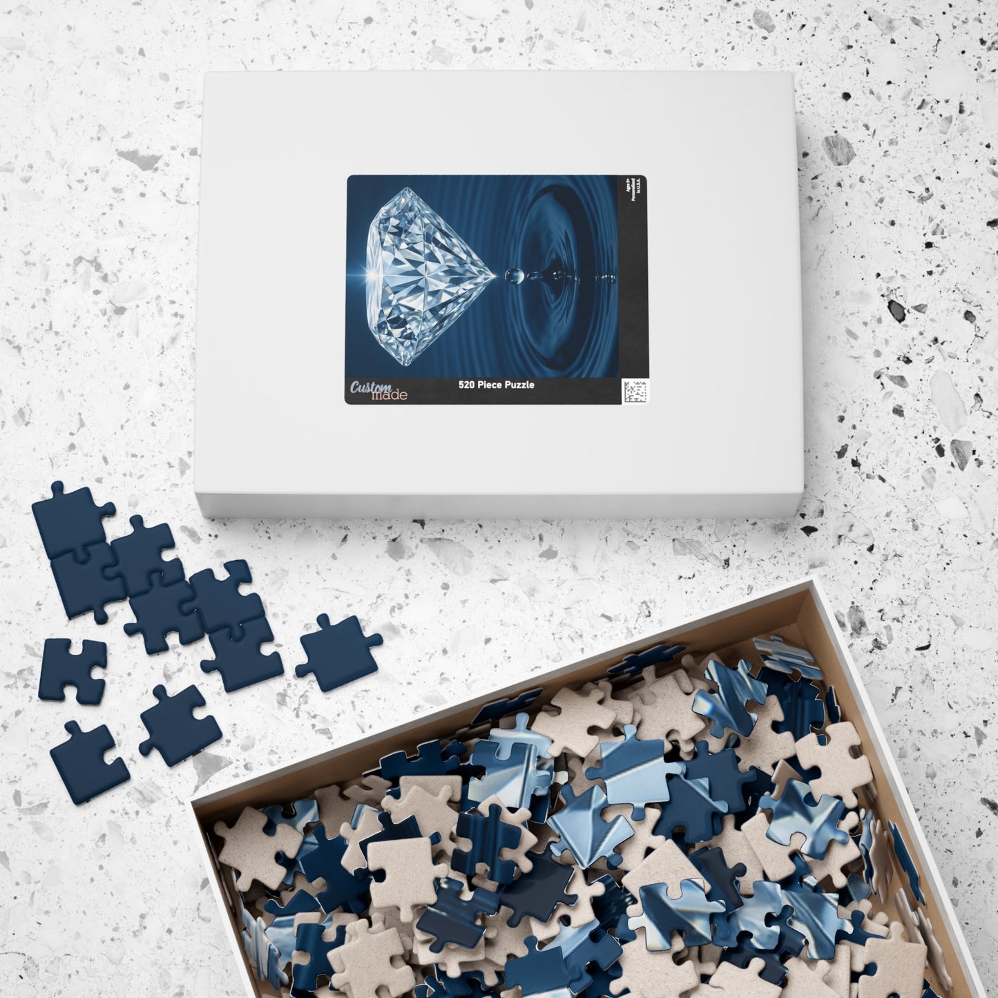 Sparkling Diamond Puzzle - 110 to 1014 Pieces, Perfect Gift for Family, Game Night, Collectors, Home Decor, Stress Relief