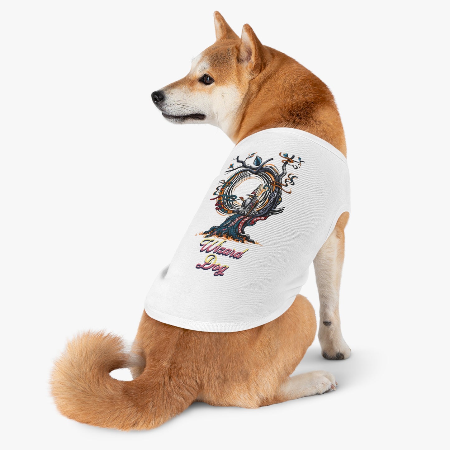 Wizard Dog Pet Tank Top, Cute Dog Shirt, Pet Apparel, Adorable Pet Gift, Dog Lover Gift, Halloween Dog Costume