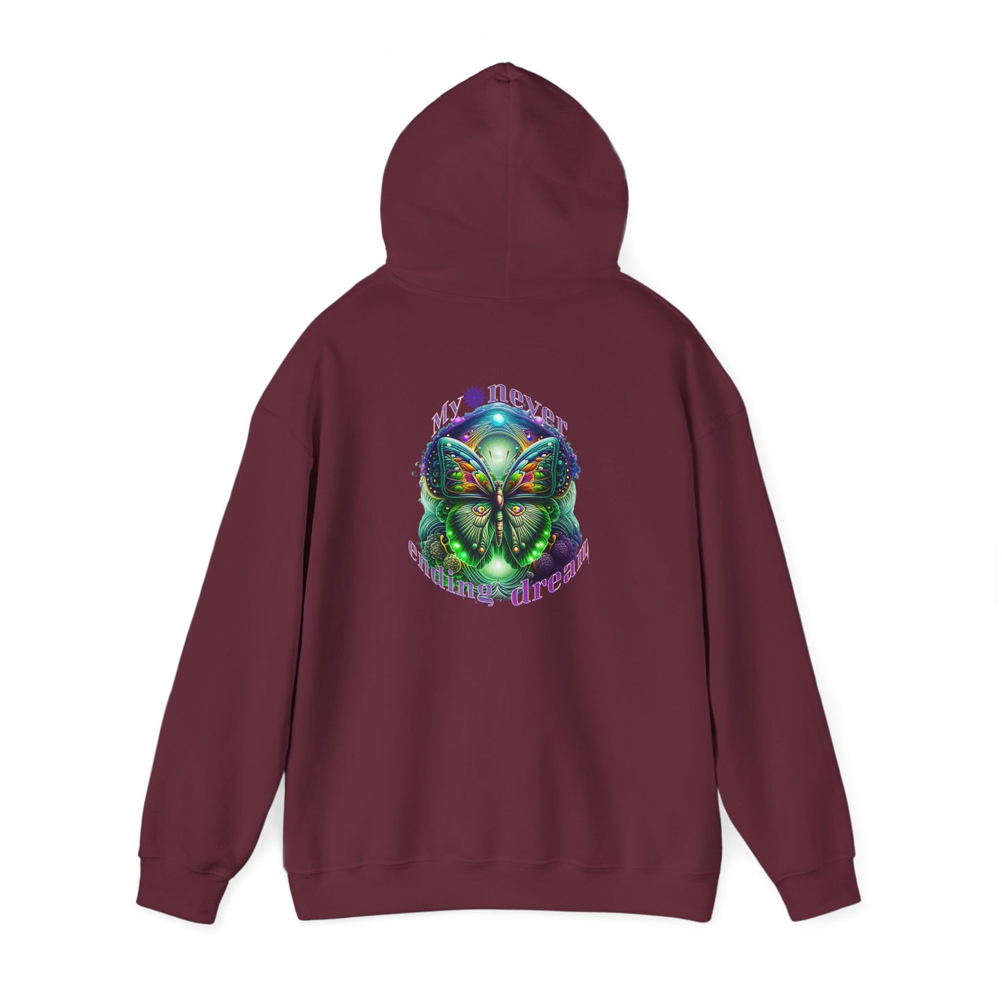 Enchanted Butterfly Hoodie - Cozy Unisex Sweatshirt, Nature Lover Gift, Cool Streetwear, Eco-Friendly Apparel, Festival Wear