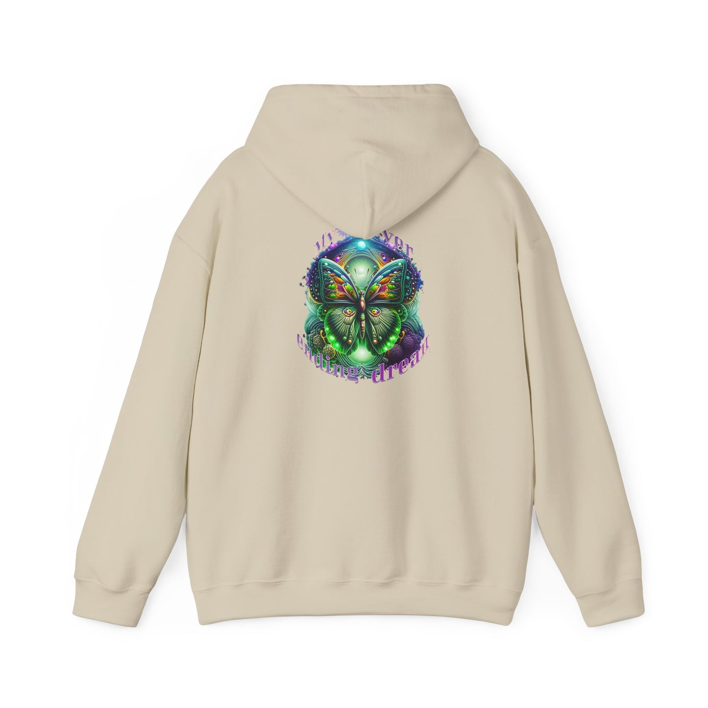 Enchanted Butterfly Hoodie - Cozy Unisex Sweatshirt, Nature Lover Gift, Cool Streetwear, Eco-Friendly Apparel, Festival Wear