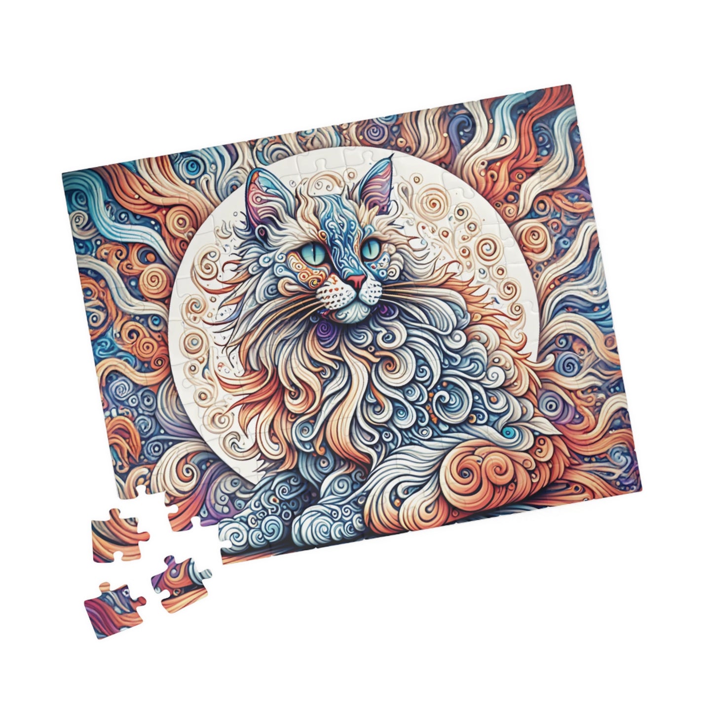 Puzzle Cat Therapy