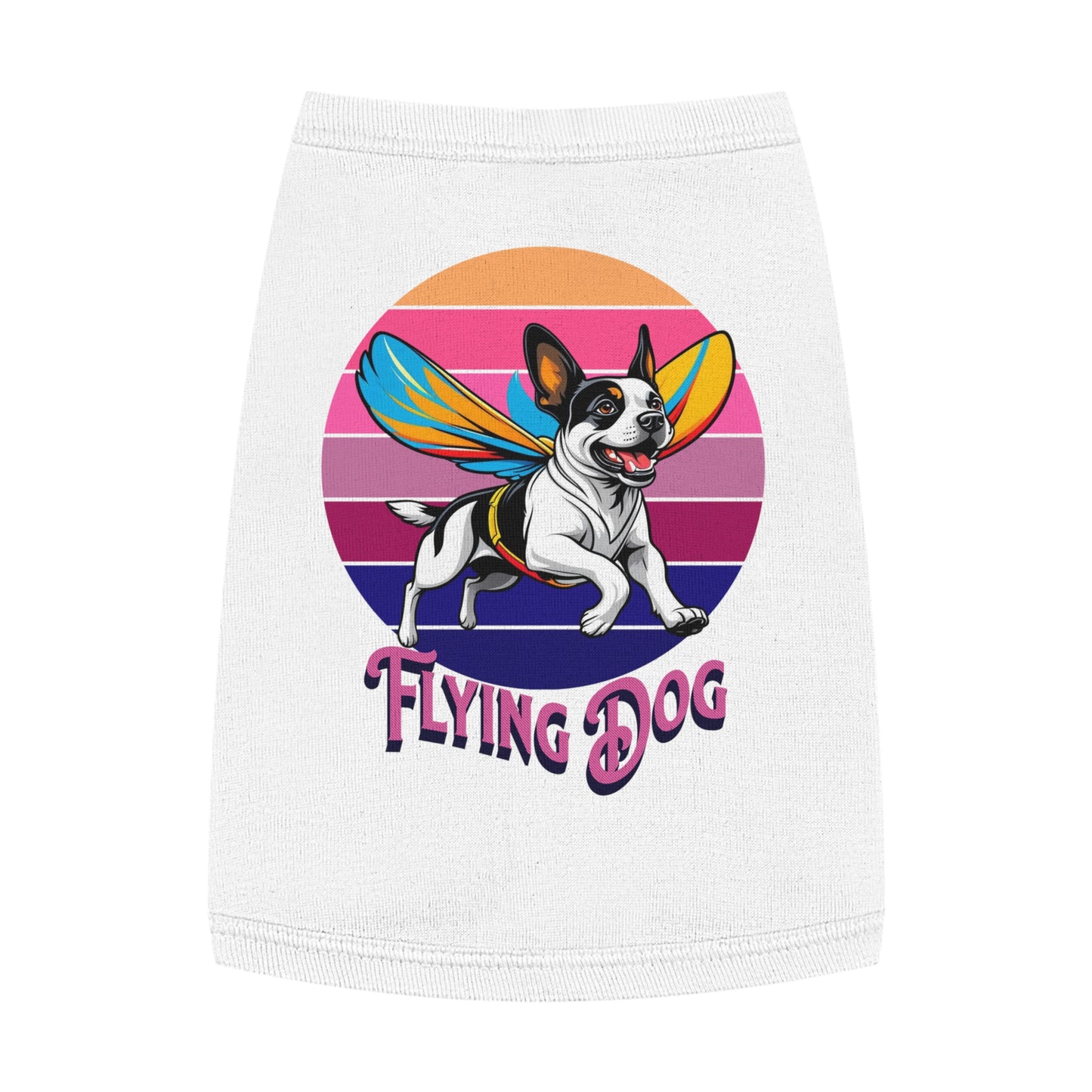 Fly High Pet Tank Top Dogs, Summer Dog Apparel, Cute Dog Shirt, Pet Gift for Dog Lovers, Perfect for Dog Parties
