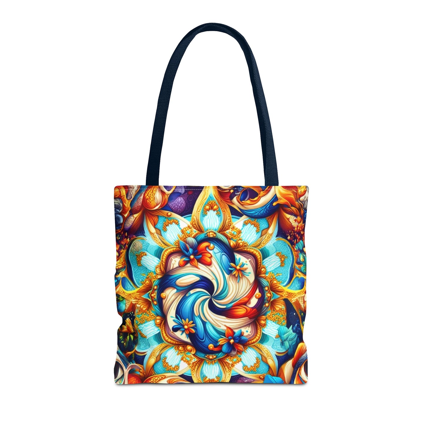 Vibrant Floral Tote Bag – Stylish Reusable Shopping Bag, Boho Beach Tote, Eco-Friendly Gift, Art-Inspired Carry-All