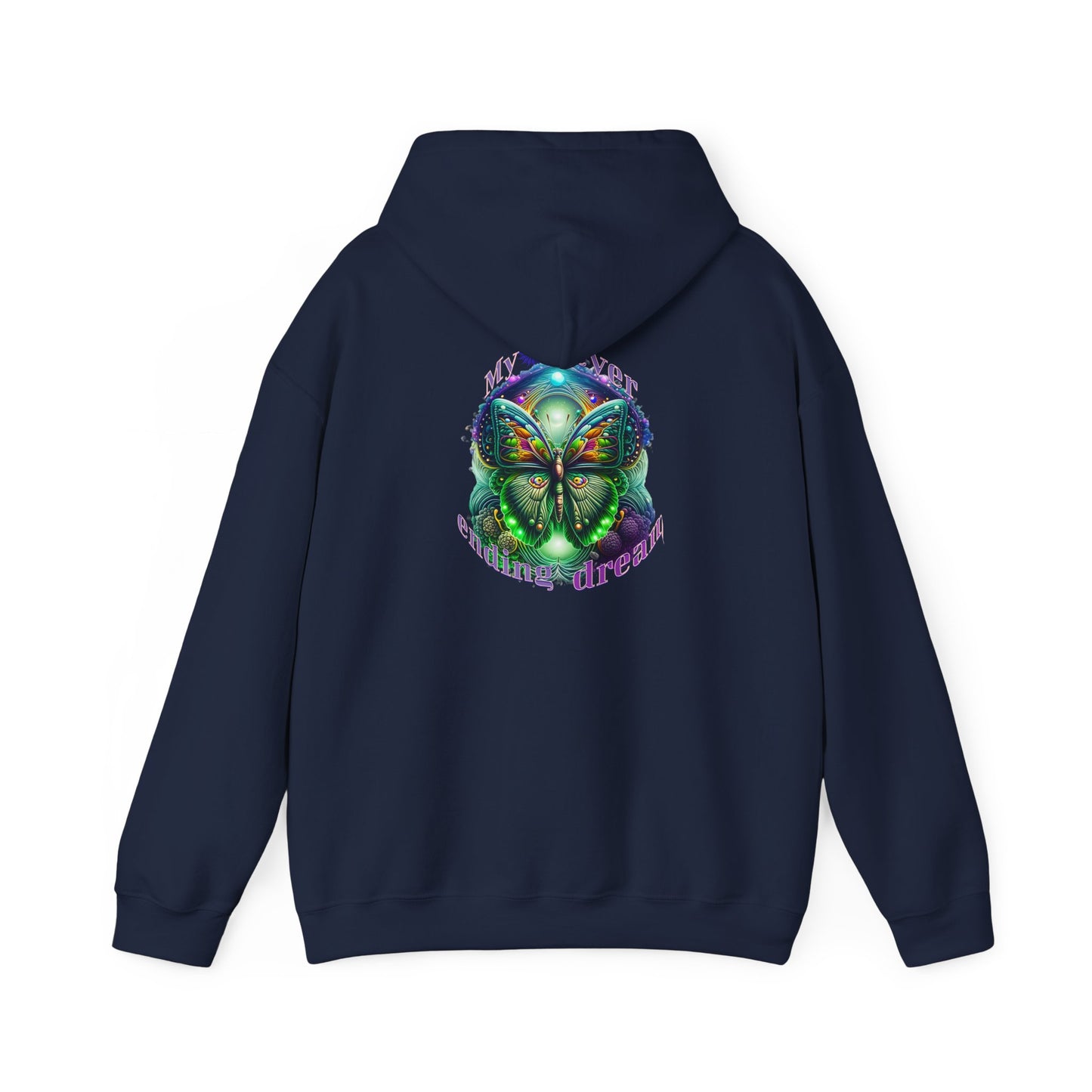 Enchanted Butterfly Hoodie - Cozy Unisex Sweatshirt, Nature Lover Gift, Cool Streetwear, Eco-Friendly Apparel, Festival Wear