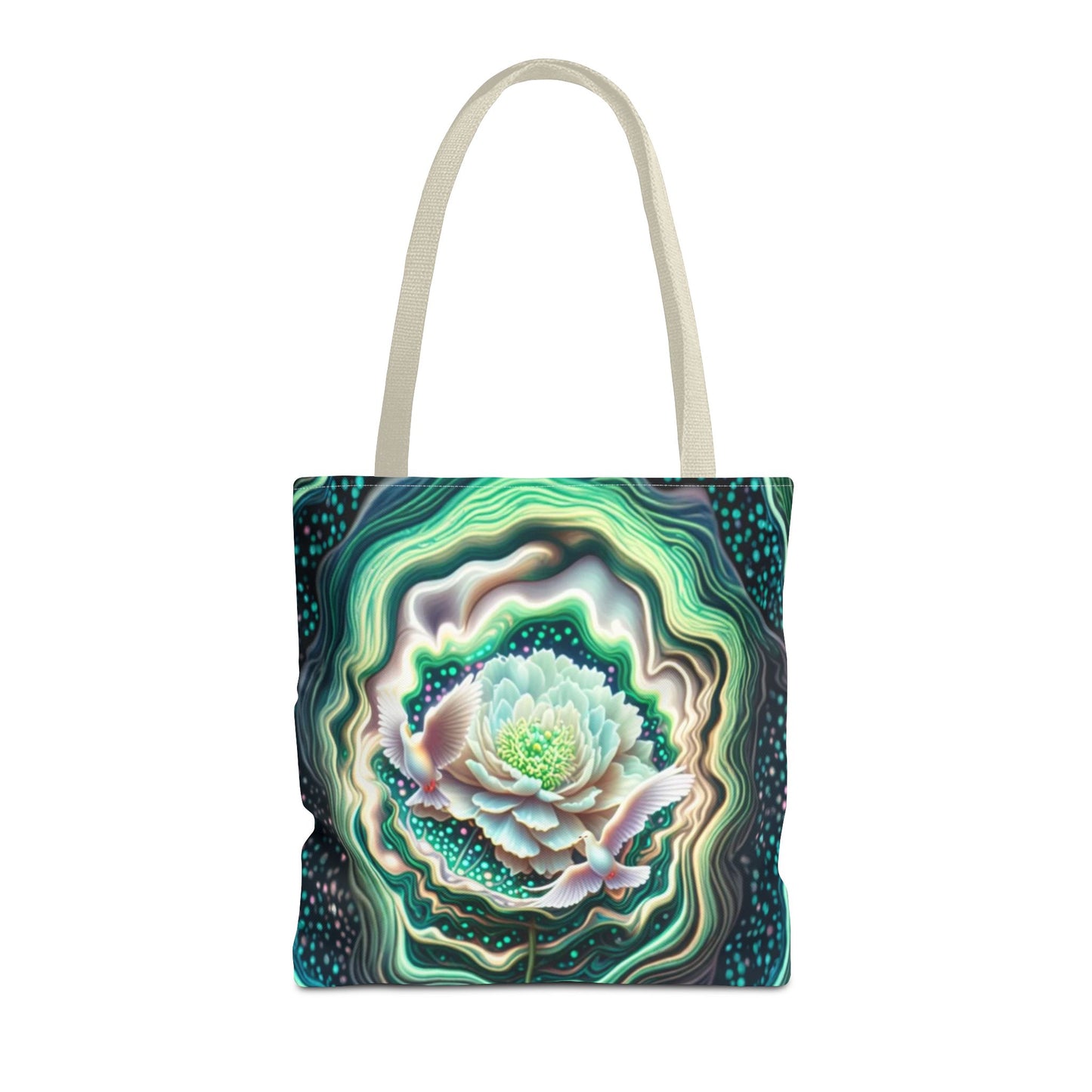 Floral Pattern Tote Bag, Eco-Friendly Shopping Bag, Art Tote, Gift for Mom, Beach Bag, Boho Flower Bag