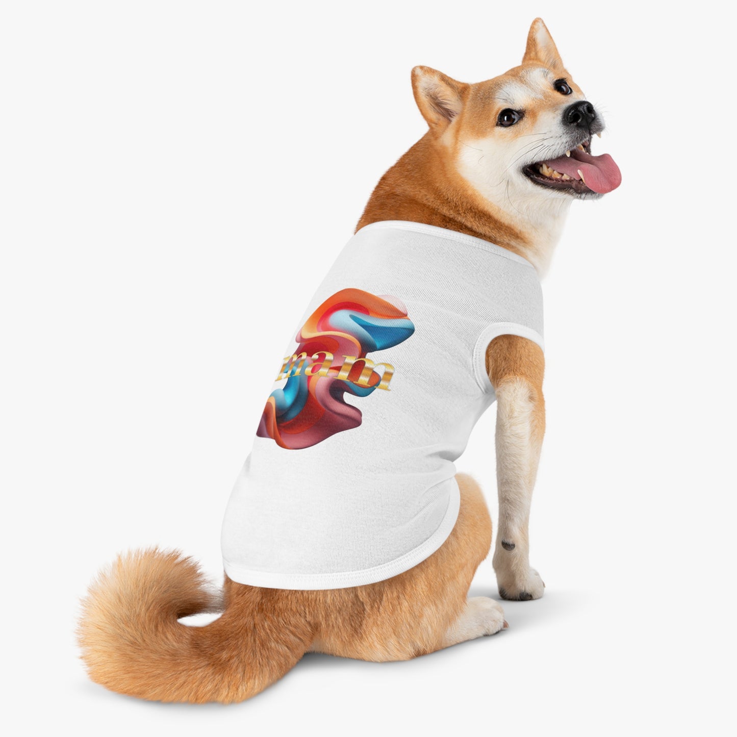 Colorful Pet Tank Top for Summer Fun, Pet Apparel, Dog Fashion, Cute Dog Clothes, Gifts for Pet Lovers
