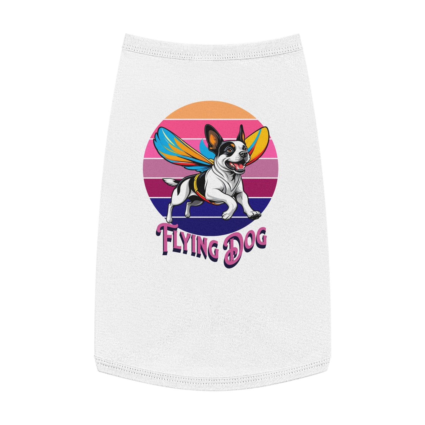 Fly High Pet Tank Top Dogs, Summer Dog Apparel, Cute Dog Shirt, Pet Gift for Dog Lovers, Perfect for Dog Parties