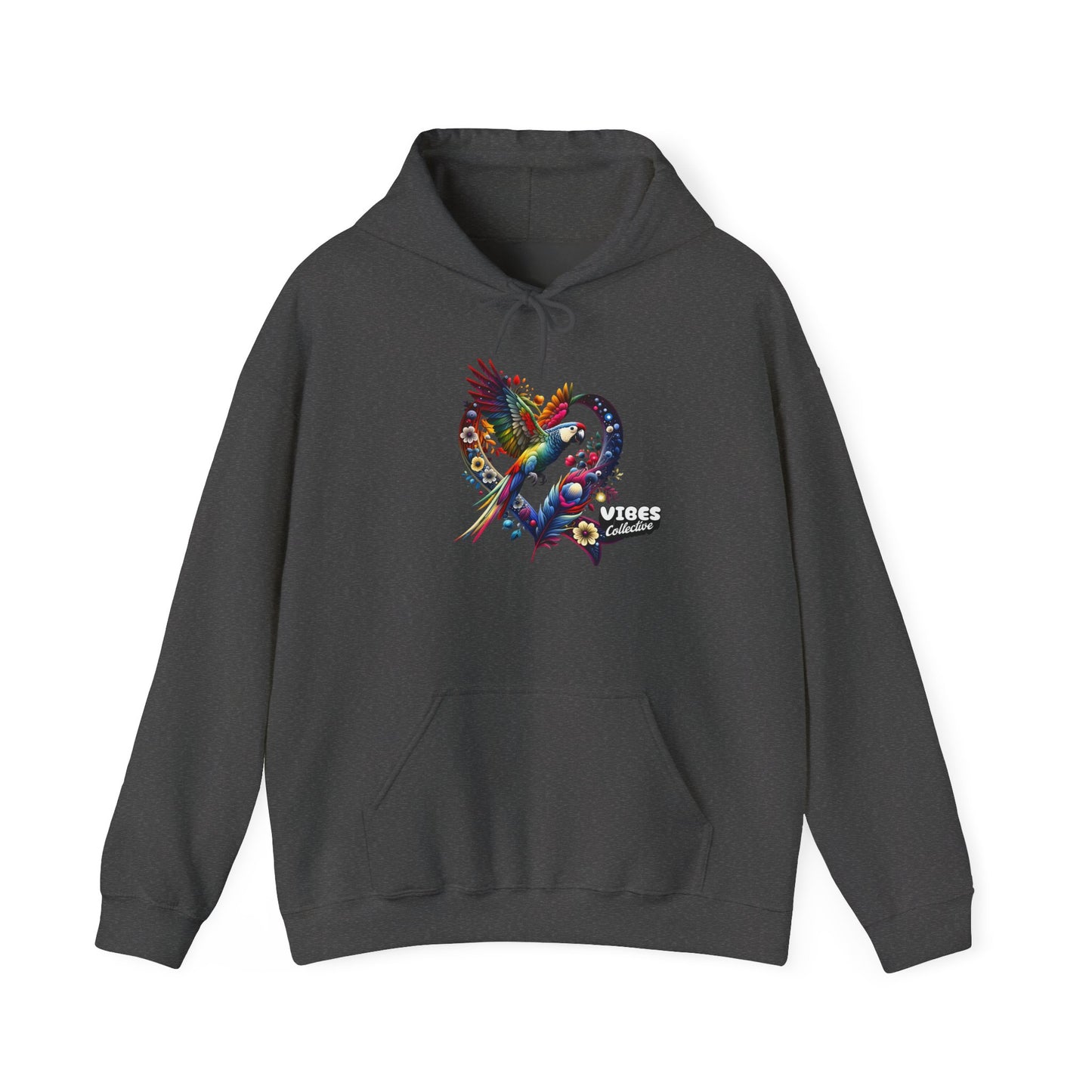 Colorful Heart Design Unisex Hoodie, Cozy Sweatshirt for Everyday Wear, Gift for Him/Her, Perfect for Valentine's Day, Casual Layering
