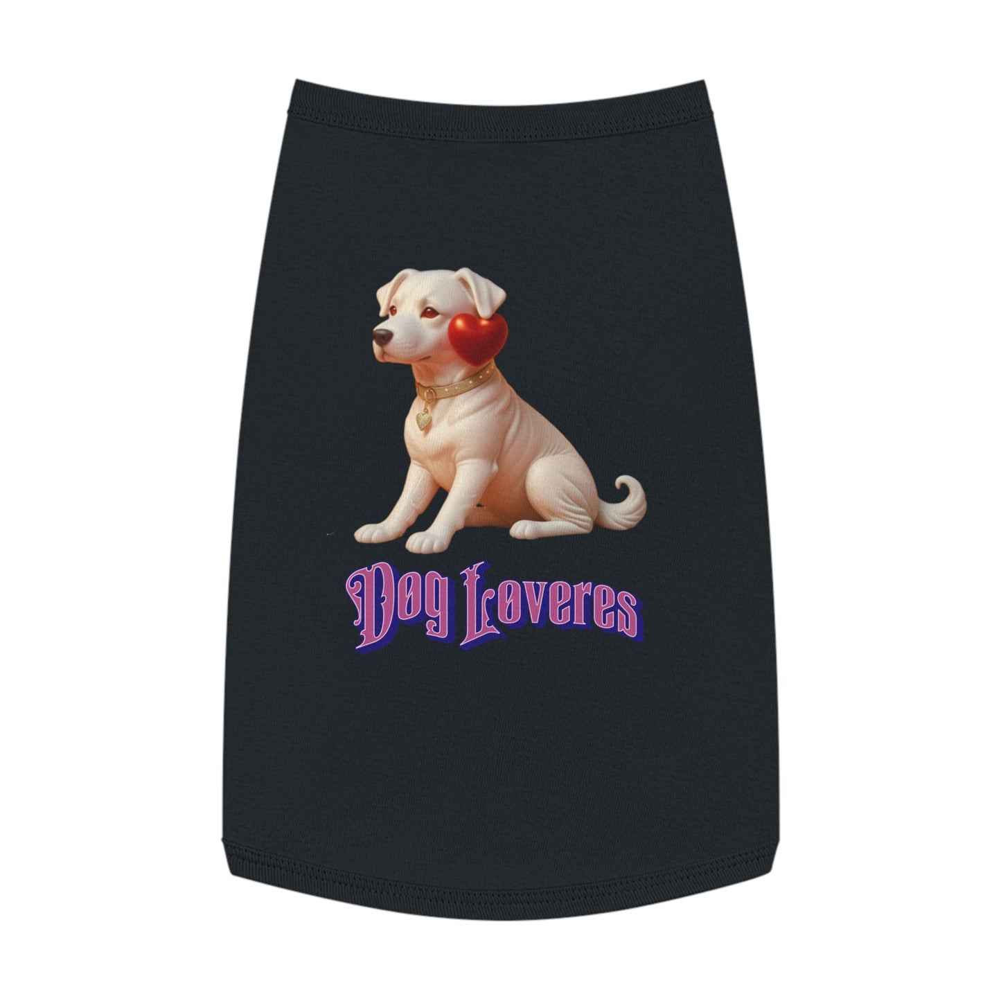 Cute Pet Tank Top for Dog Lovers, Dog Apparel, Valentine's Day Gift, Puppy Fashion, Pet Outfit, Dog Tank