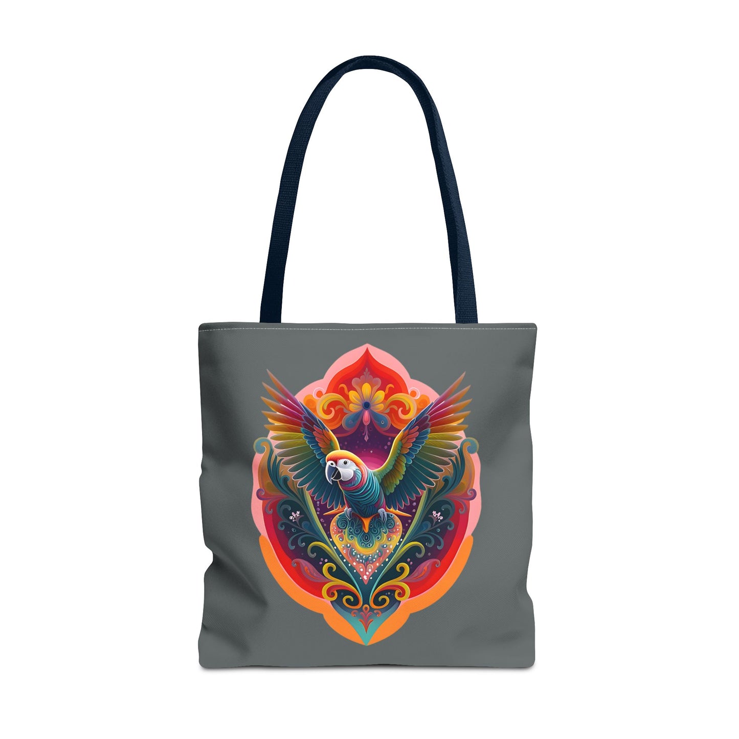 Colorful Parrot Tote Bag | Eco-Friendly Shopping Bag, Beach Tote, Art Print Bag, Gift for Bird Lovers, Fun Everyday Use