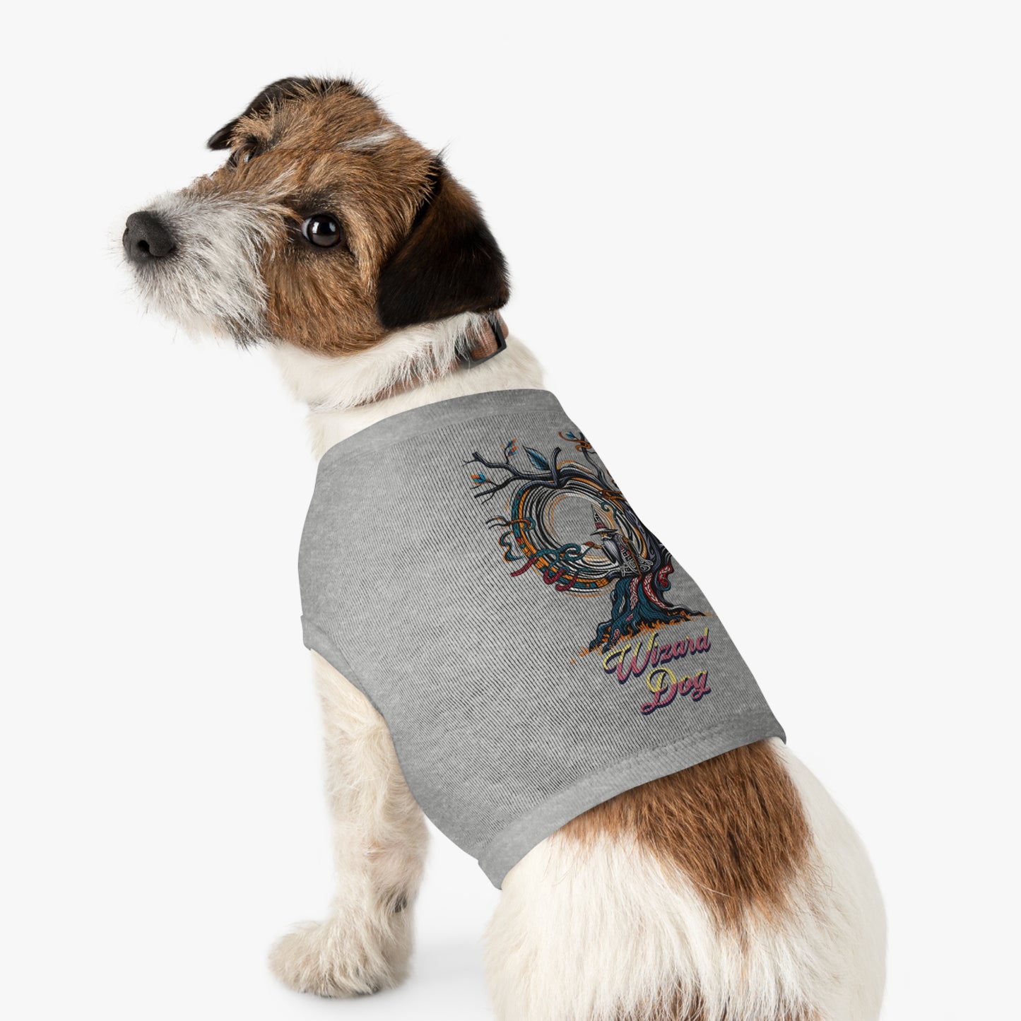 Wizard Dog Pet Tank Top, Cute Dog Shirt, Pet Apparel, Adorable Pet Gift, Dog Lover Gift, Halloween Dog Costume