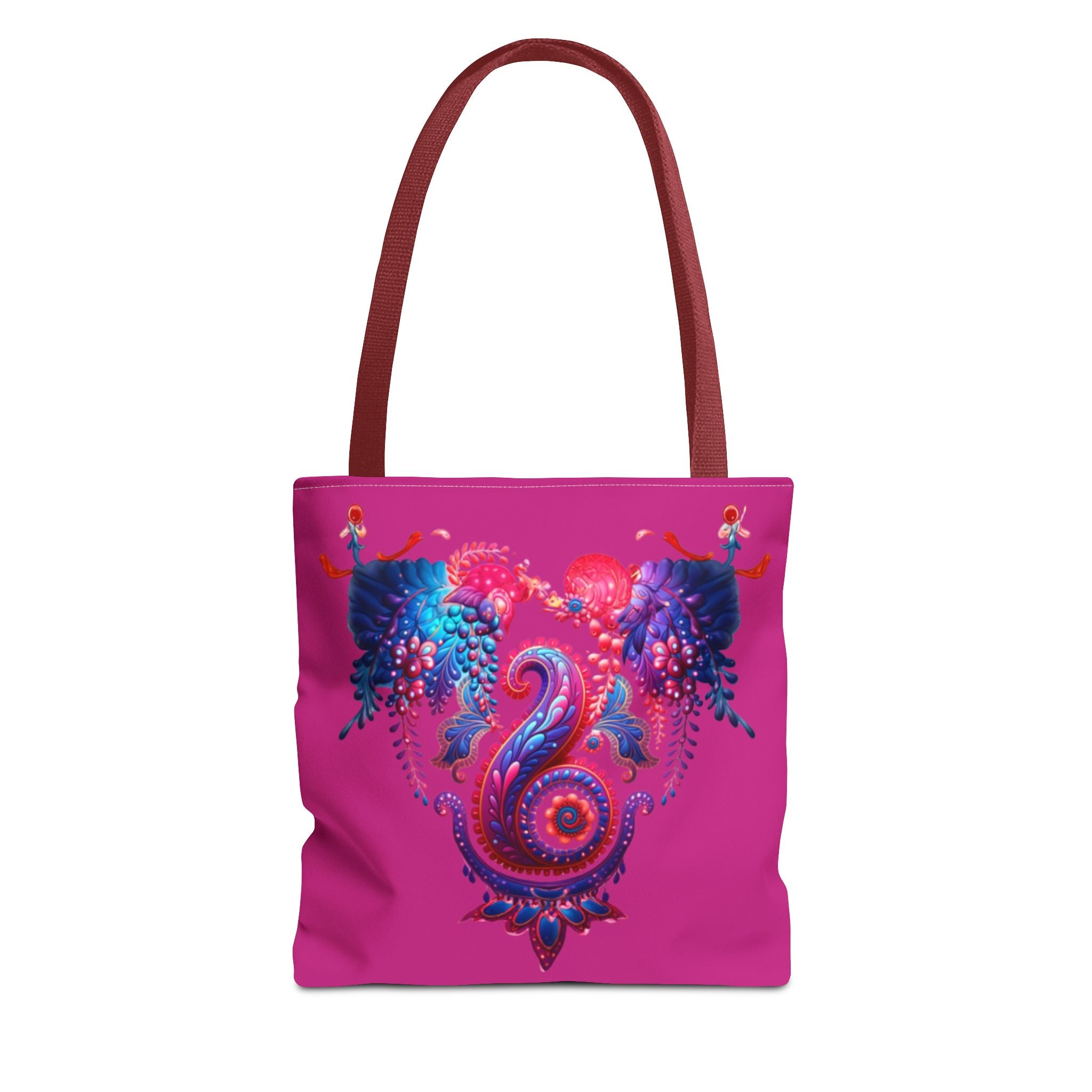 Vibrant Seahorse Tote Bag, Boho Style Bag, Beach Tote, Gift for Her, Colorful Canvas Bag, Eco-Friendly Shopping Bag