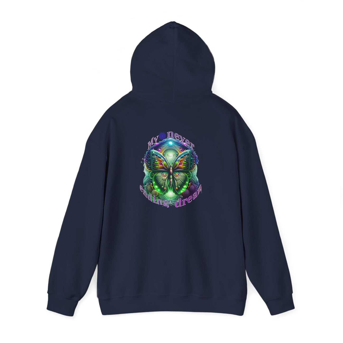 Enchanted Butterfly Hoodie - Cozy Unisex Sweatshirt, Nature Lover Gift, Cool Streetwear, Eco-Friendly Apparel, Festival Wear