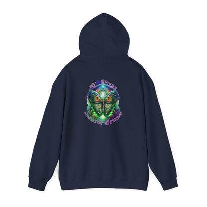 Enchanted Butterfly Hoodie - Cozy Unisex Sweatshirt, Nature Lover Gift, Cool Streetwear, Eco-Friendly Apparel, Festival Wear