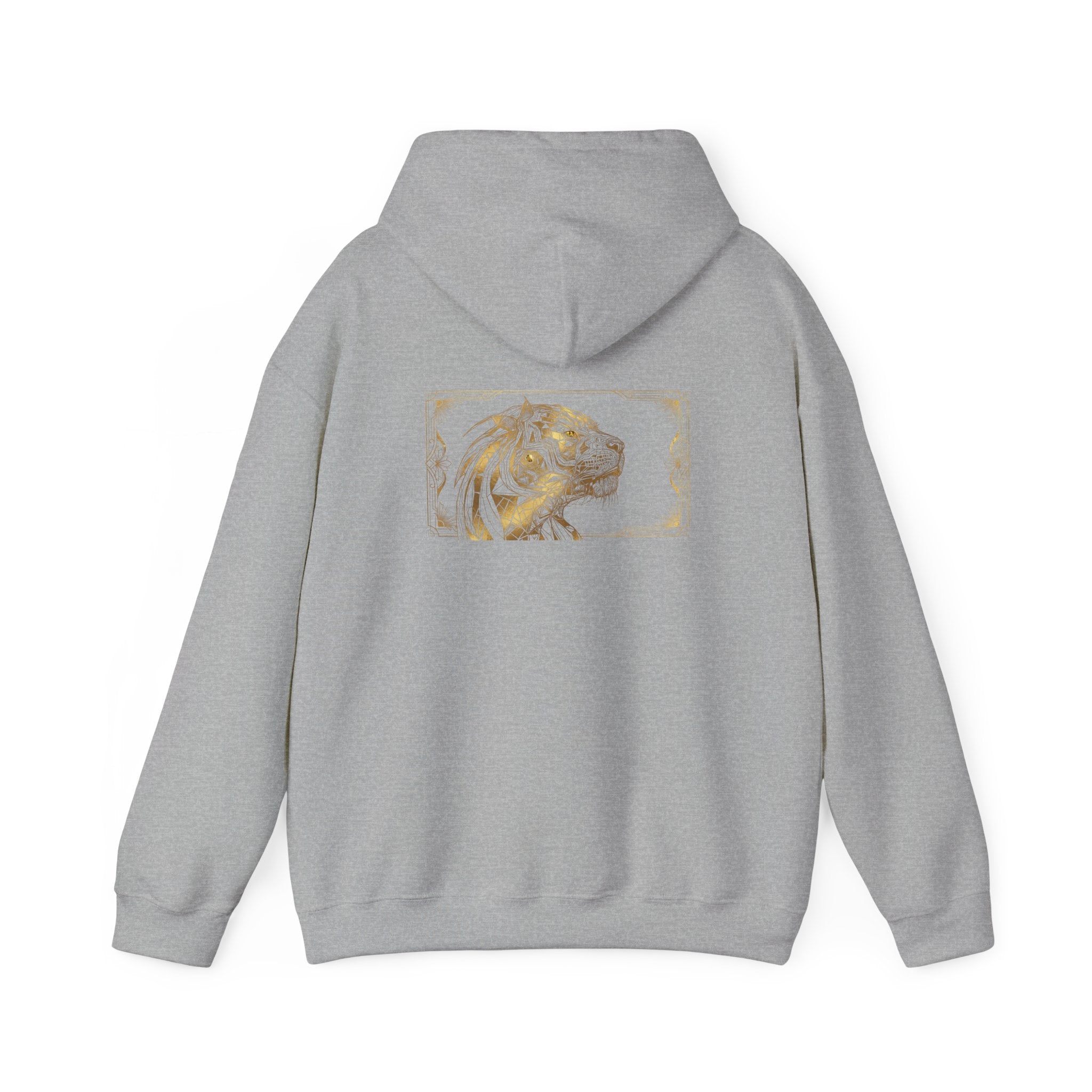 Leo Pride Hoodie — Gold Lion Art "Be Fierce" Sweatshirt