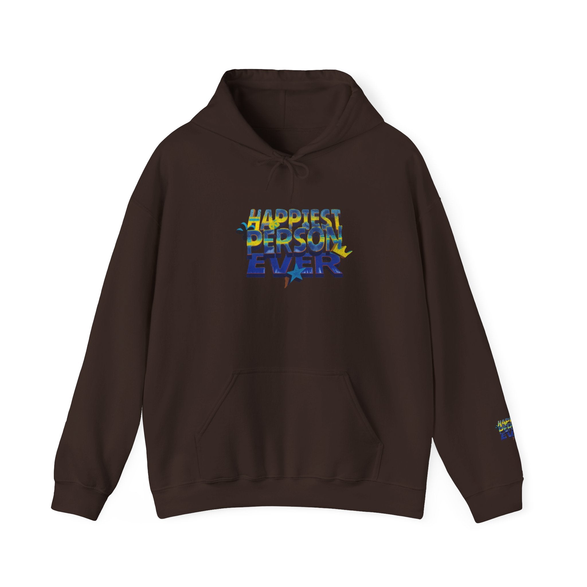 Happy Person Hoodie — Colorful Psychedelic Eye Art Pullover