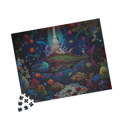Underwater Wonderland Puzzle - Relaxing Ocean Scene, Mindful Activity, Family Game, Gift for Ocean Lovers, Home Decor
