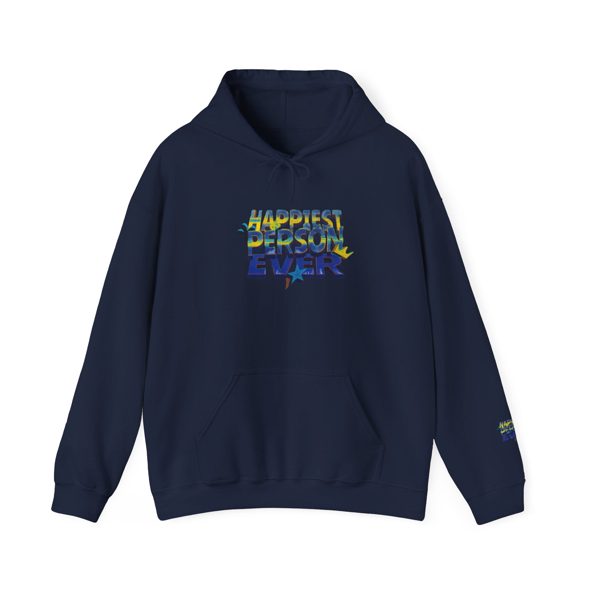Happy Person Hoodie — Colorful Psychedelic Eye Art Pullover