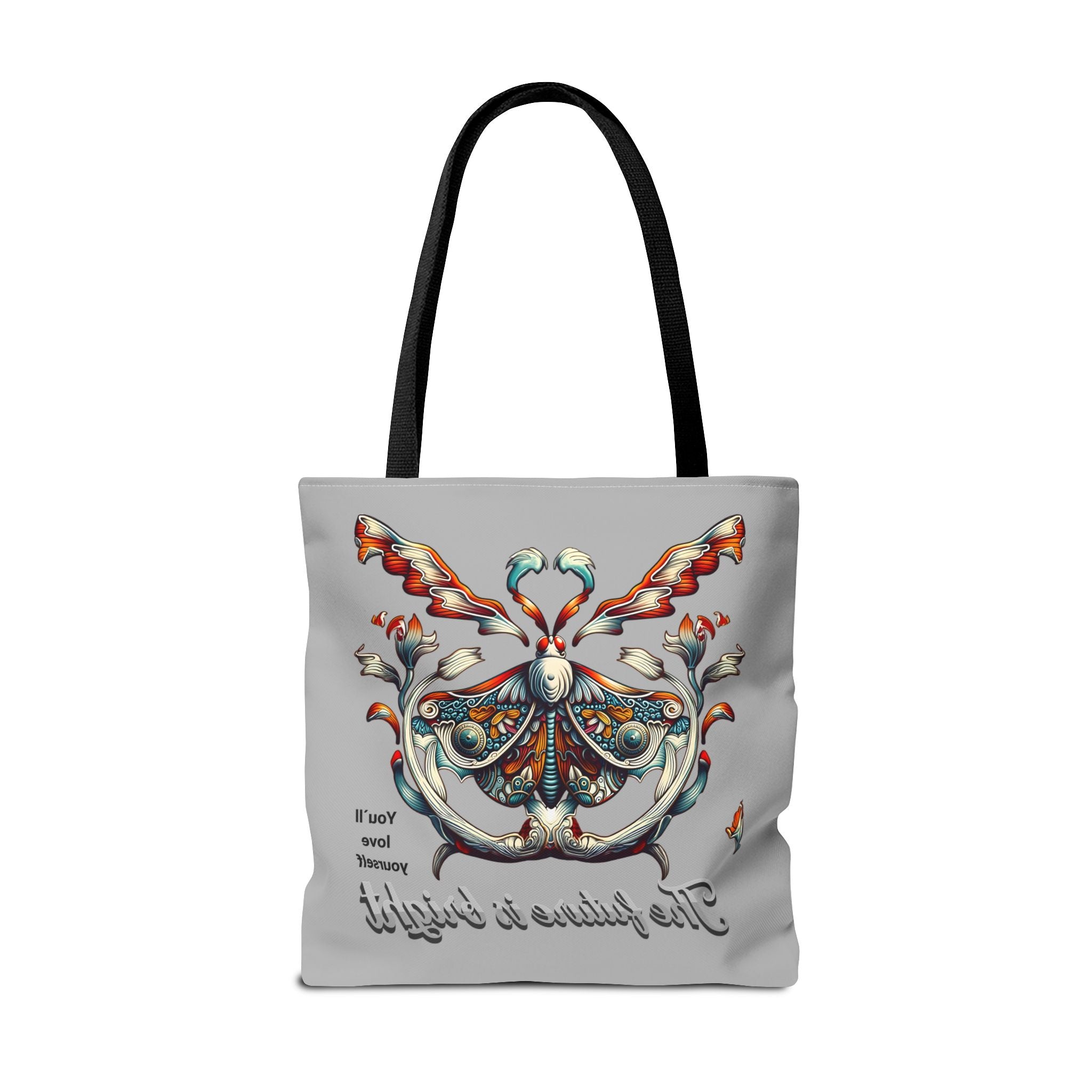 Tote Bag — 'The Future Is Bright' Decorative Butterfly Tote